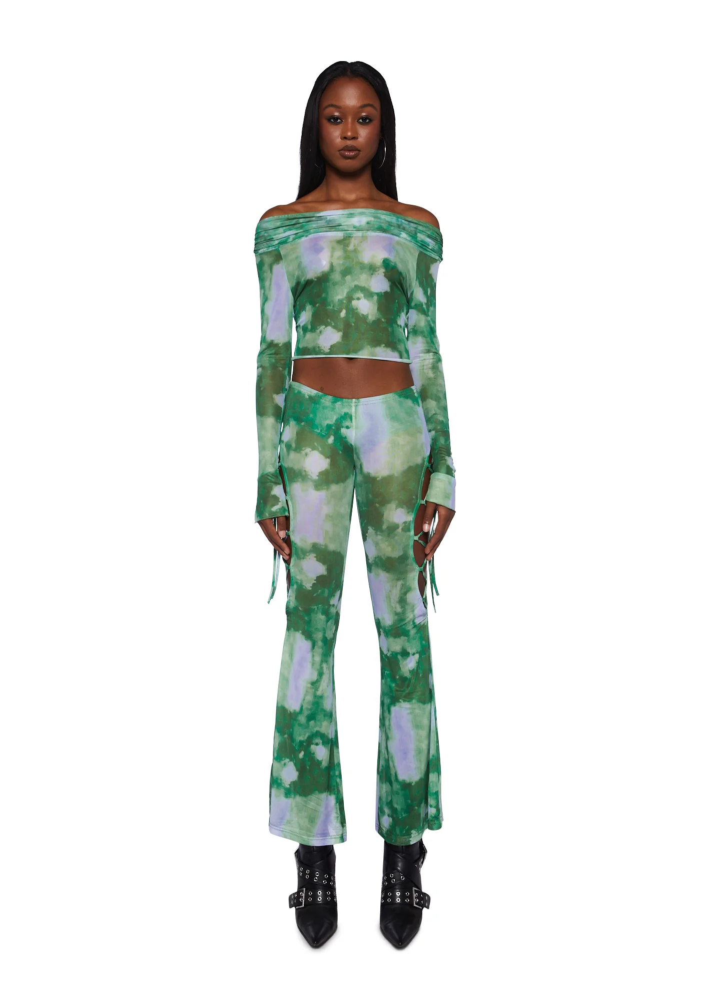 Serene Scene Pants Set - Image 8