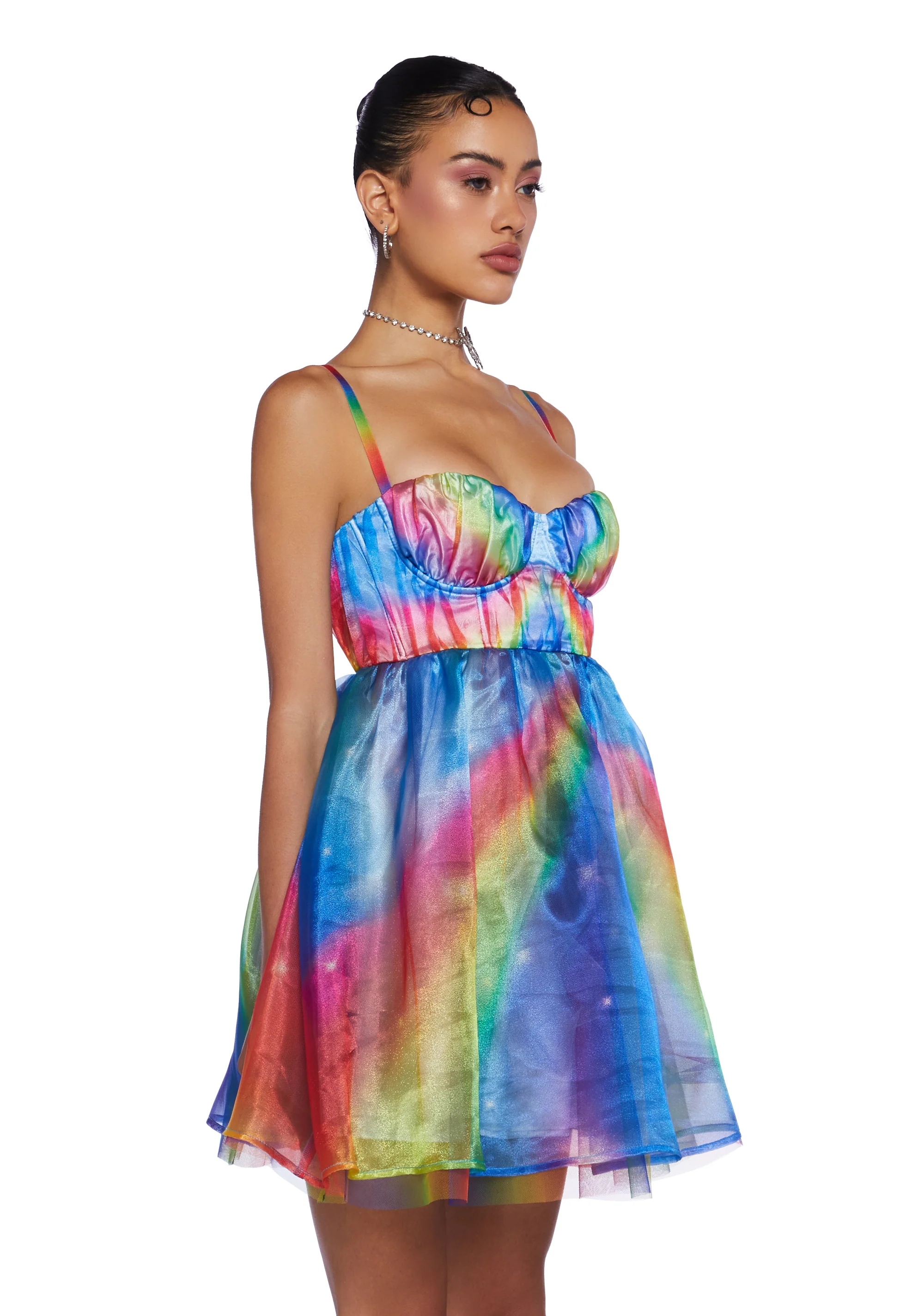 Serenity Rainbow Mini Dress - Image 4