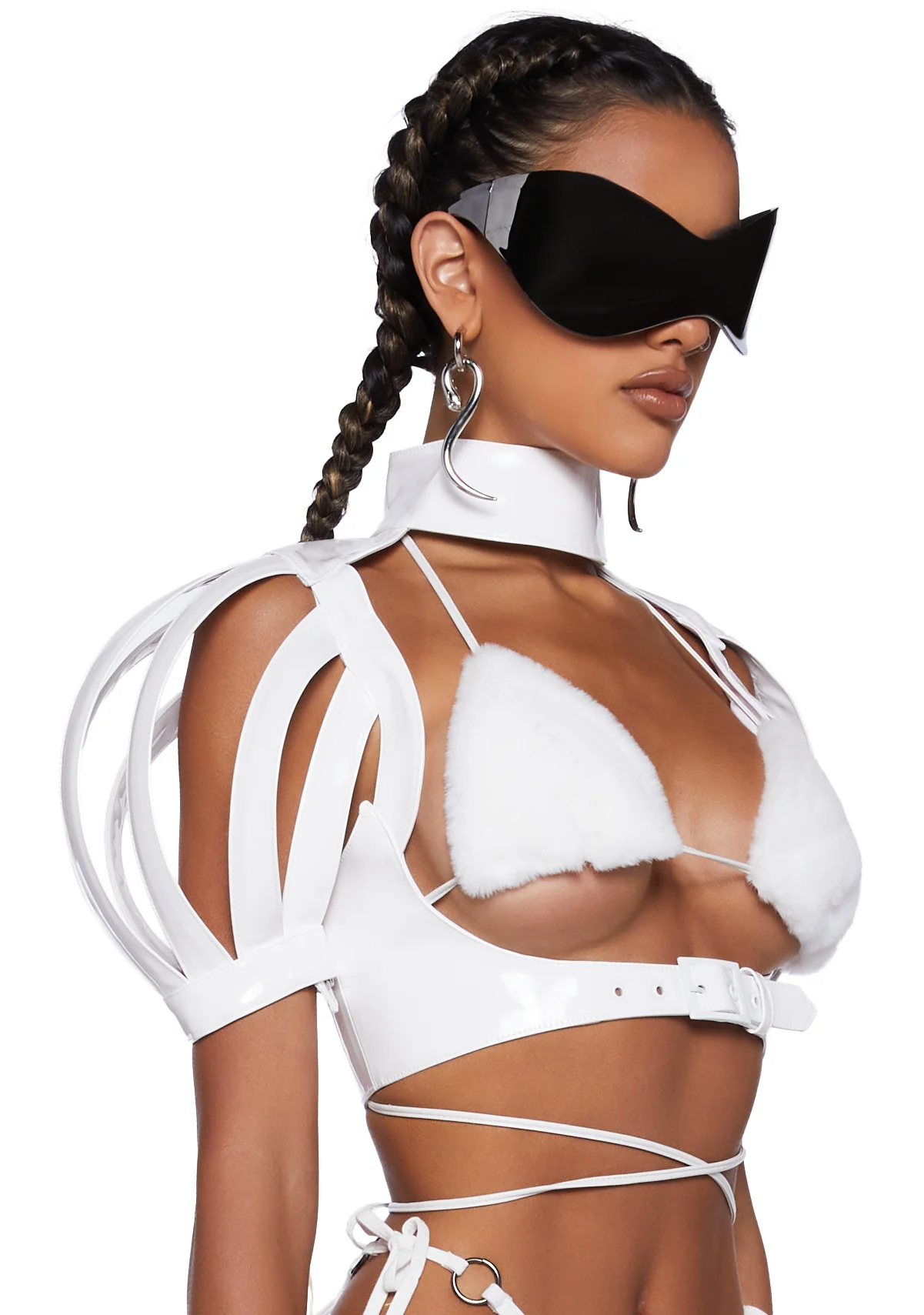 Shaded Lovers Body Harness - White - Image 5