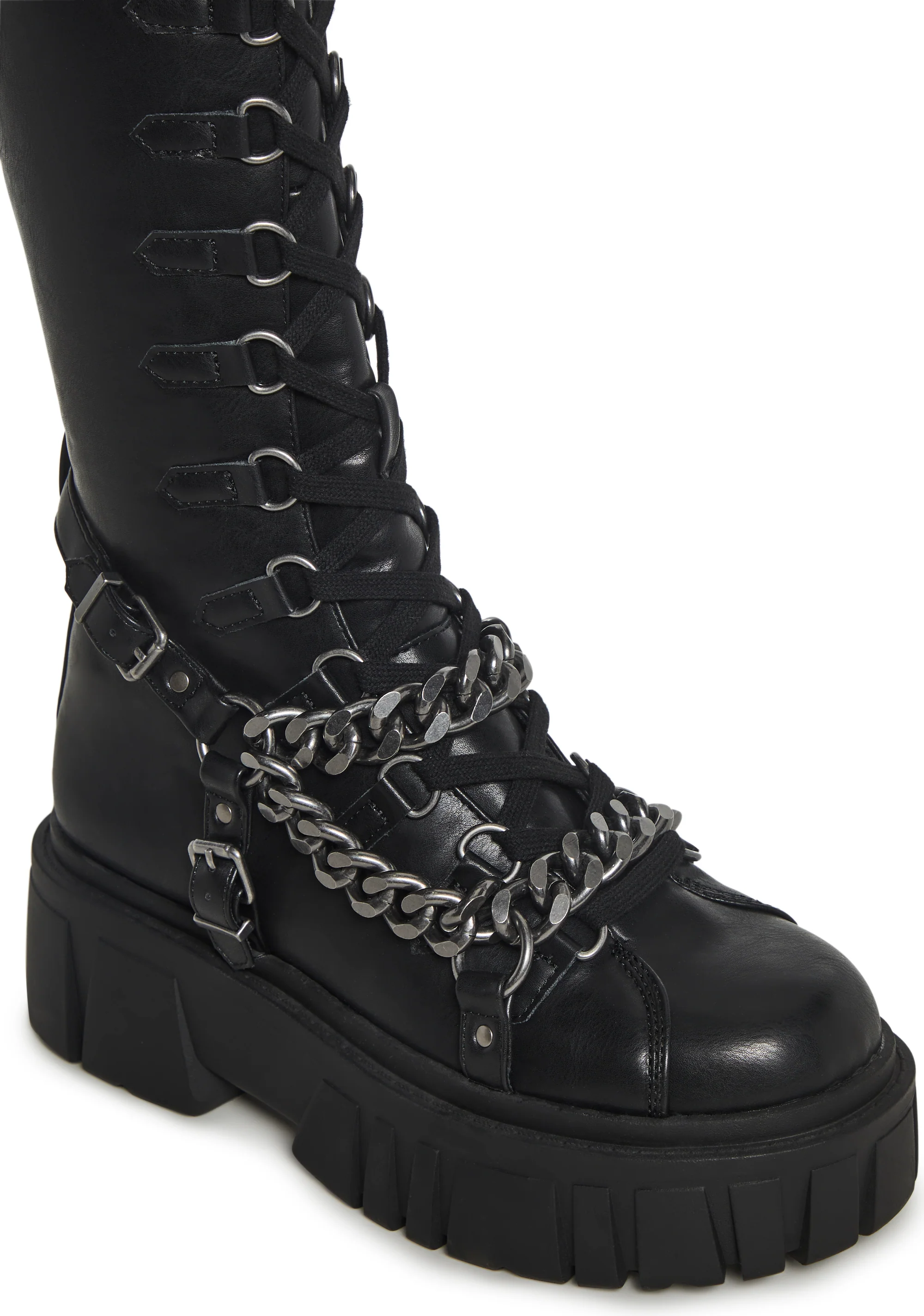Shadow Banned Knee High Boots - Image 2