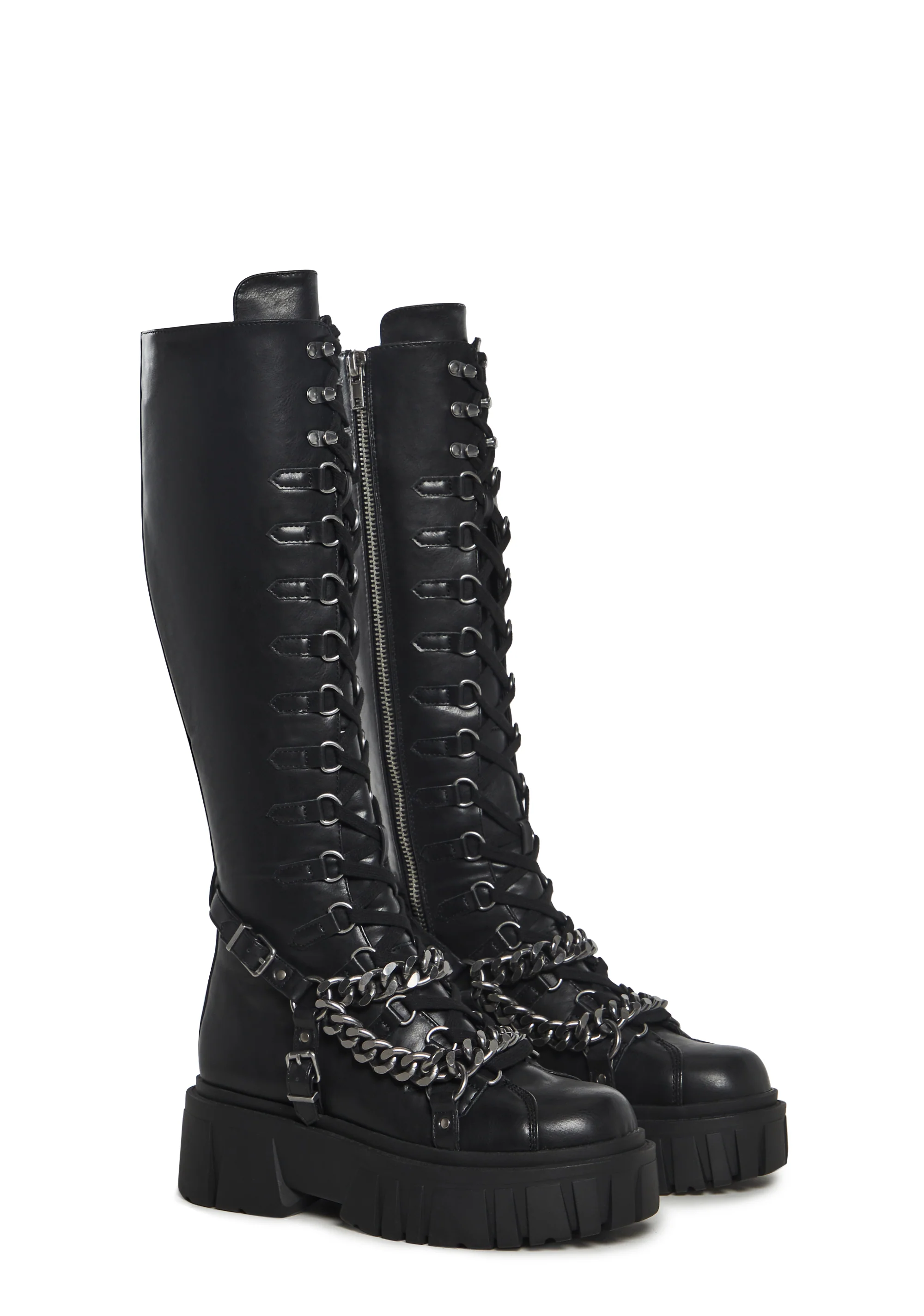 Shadow Banned Knee High Boots - Image 3