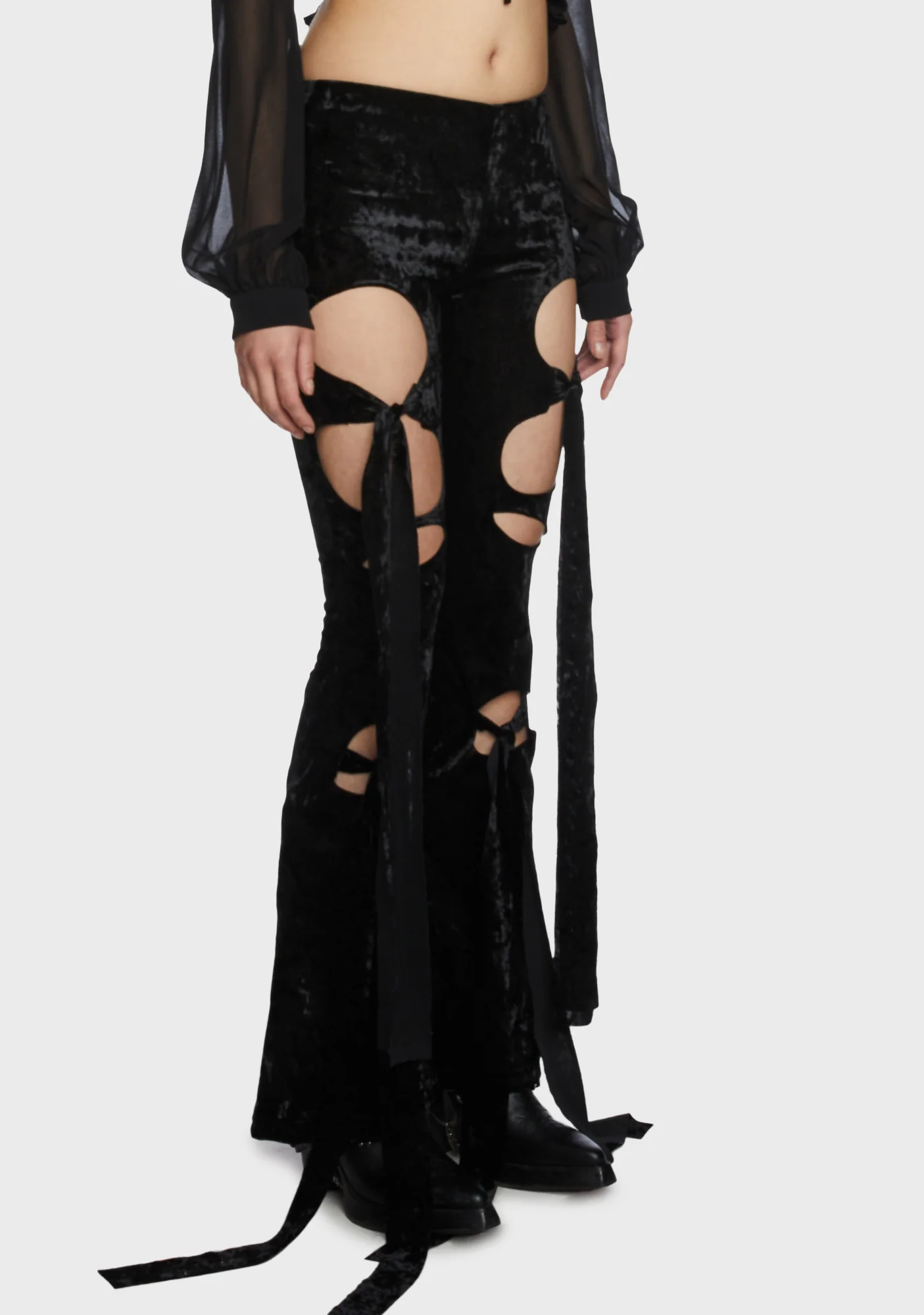 Shadow Hunters Velvet Pants - Image 4