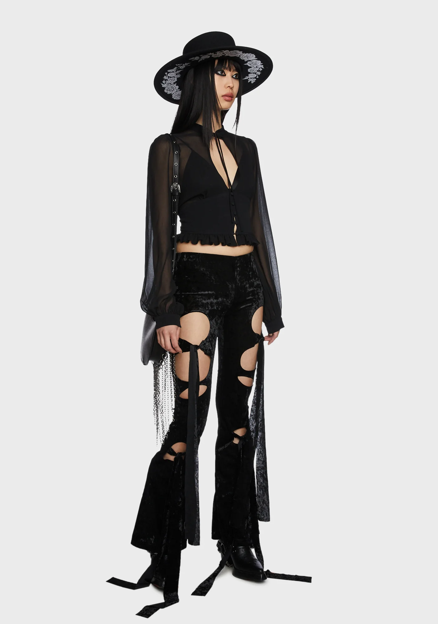 Shadow Hunters Velvet Pants - Image 5