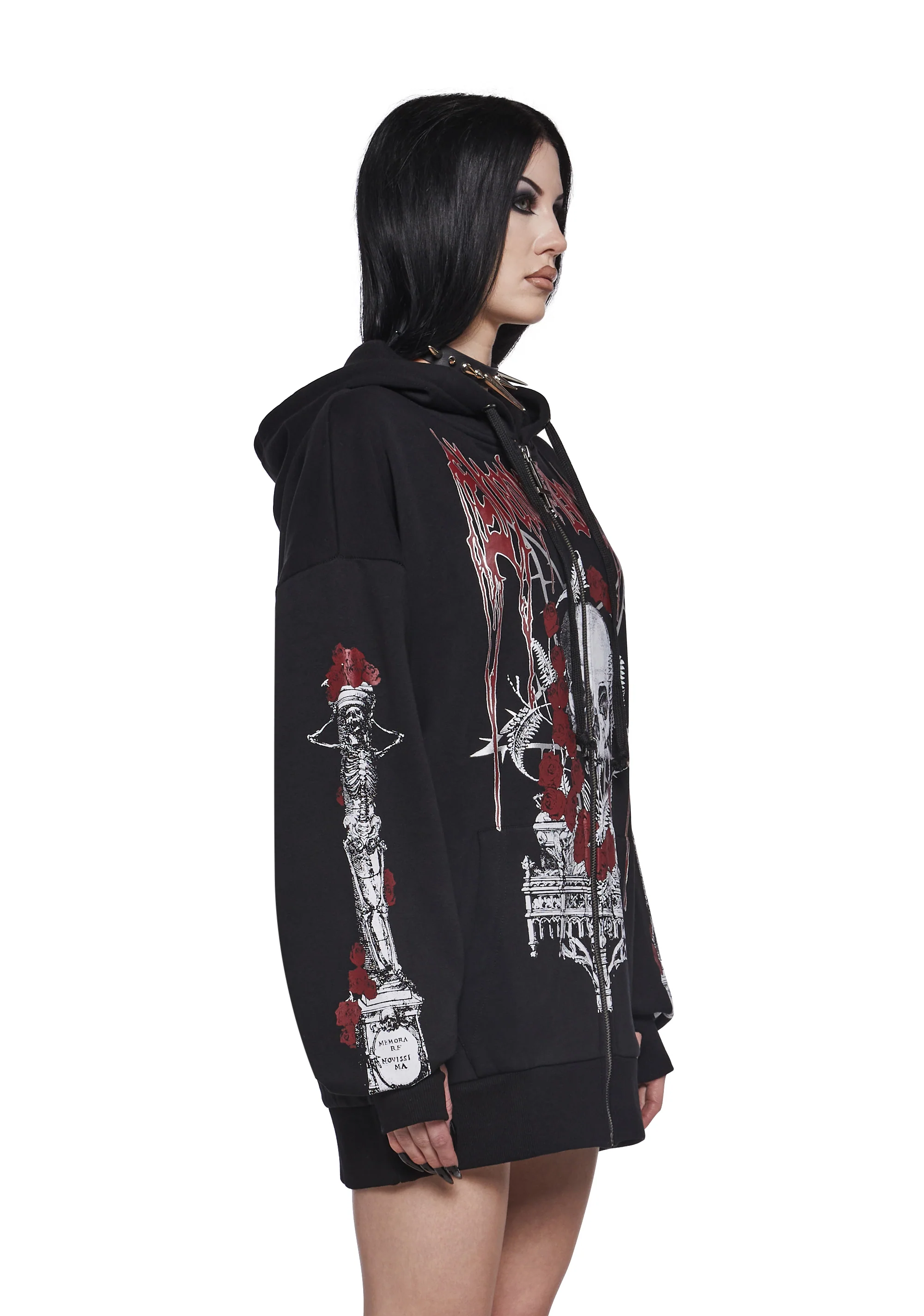 Shadow Of Death Zip-Up Hoodie - Image 3
