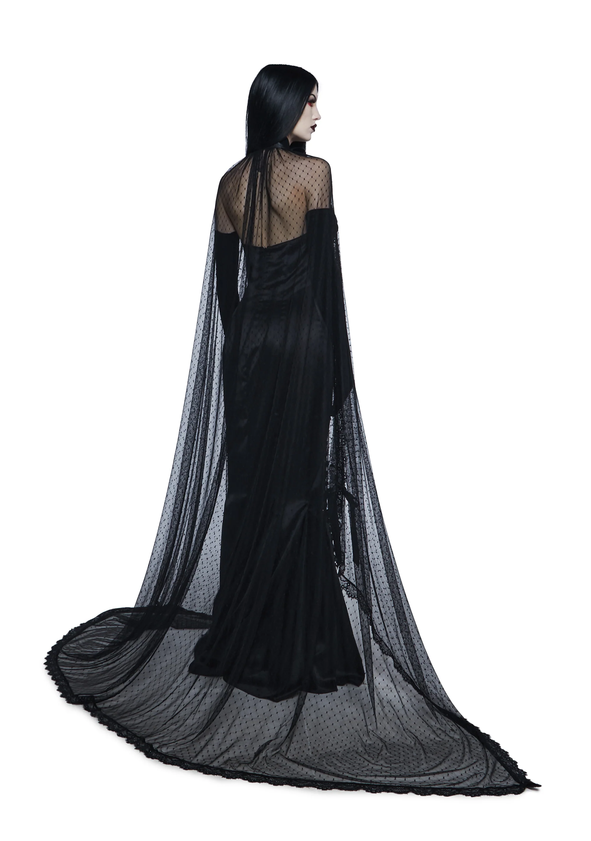 Shadowed Aura Mesh Cape - Image 4