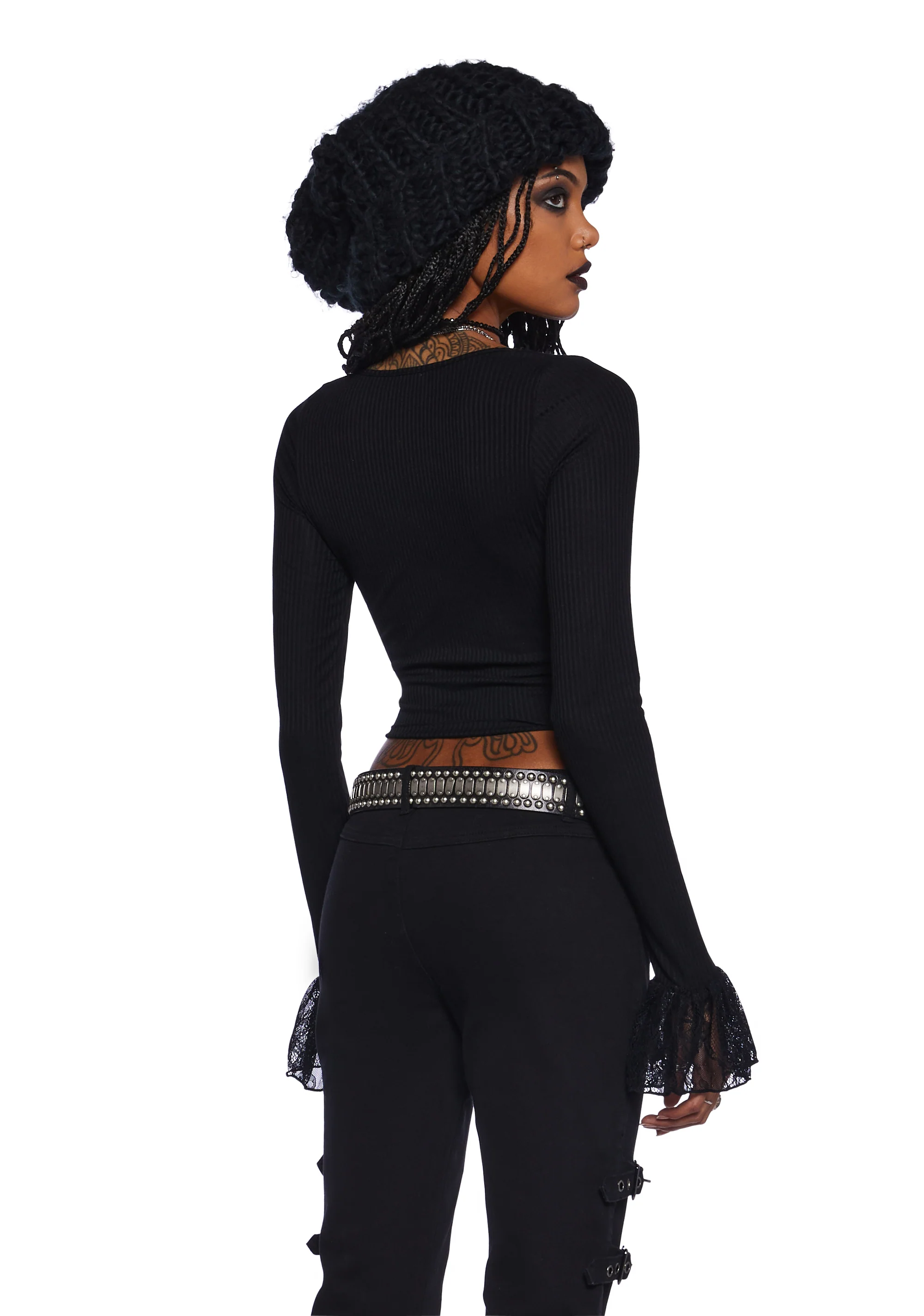 Shadowed Heart Long Sleeve Top - Image 4