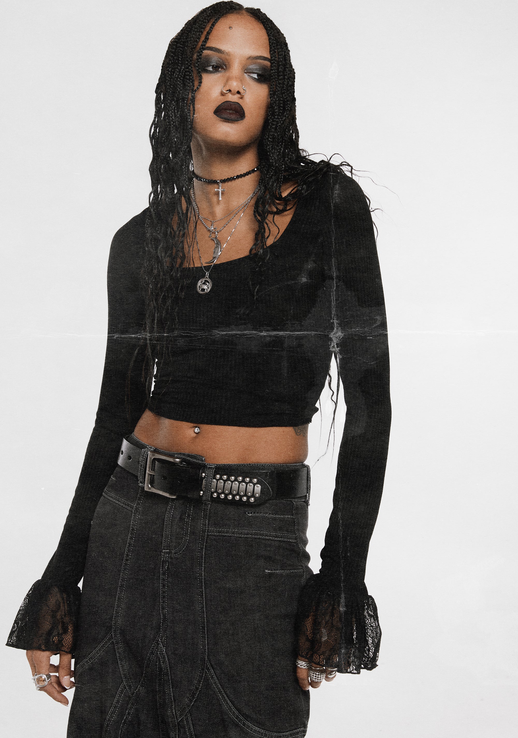 Shadowed Heart Long Sleeve Top - Image 7