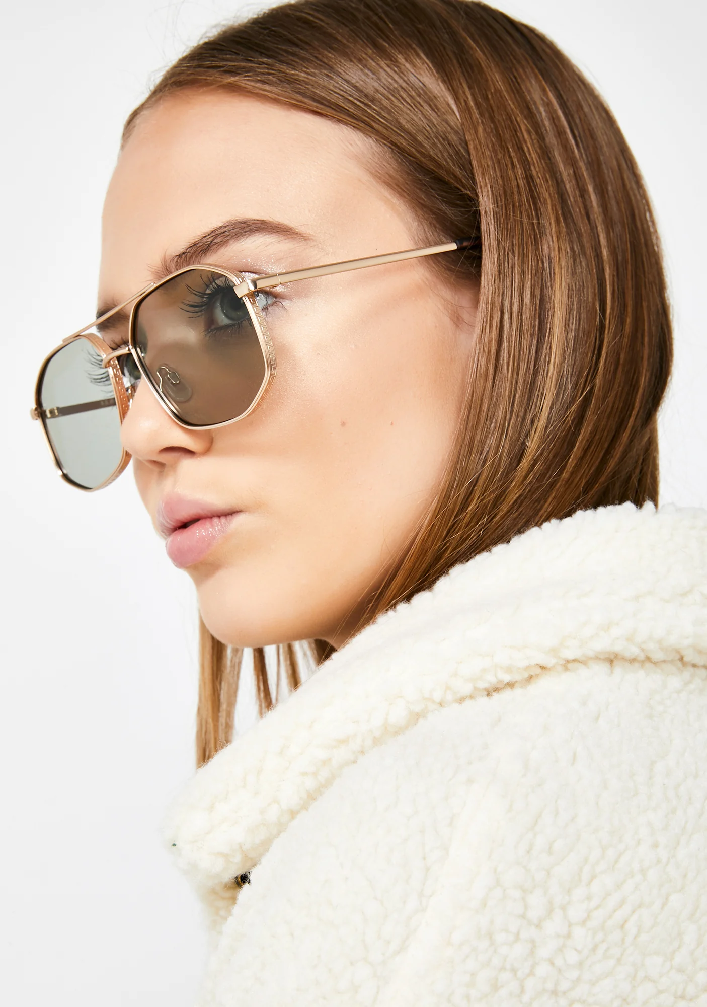 Shady Intentions Aviator Sunglasses - Image 4