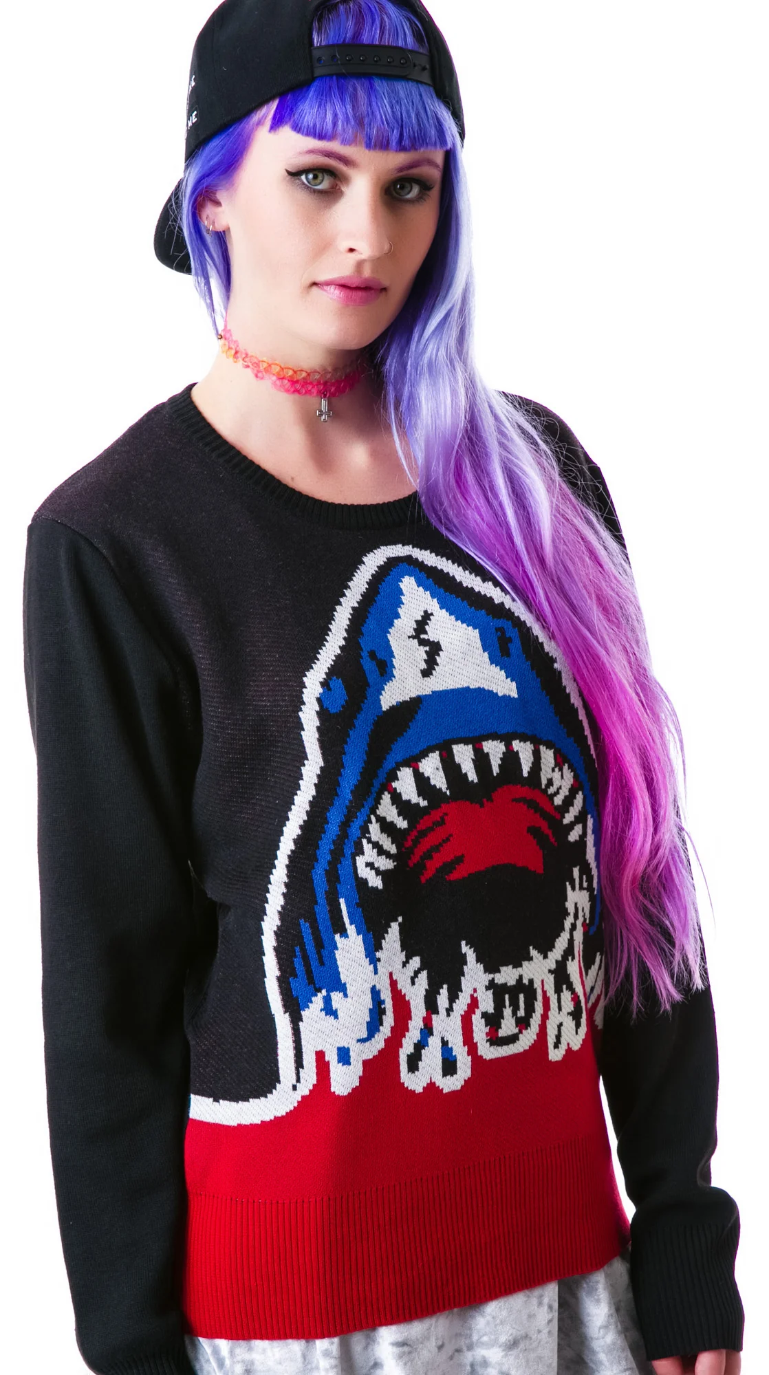 Shark Attack Crew Knit Sweater - Image 3