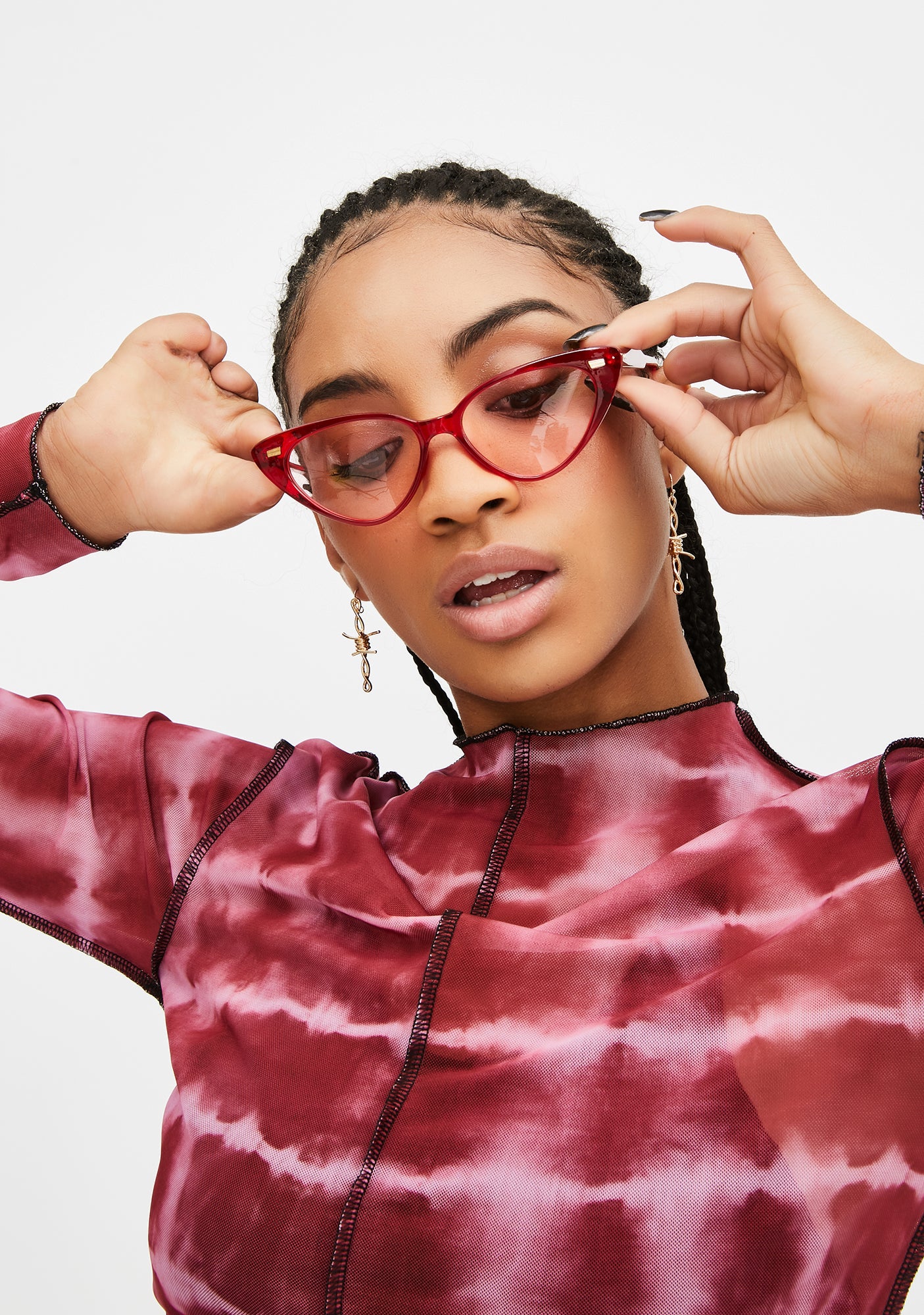 Sharp Intuition Cat Eye Sunglasses - Image 4