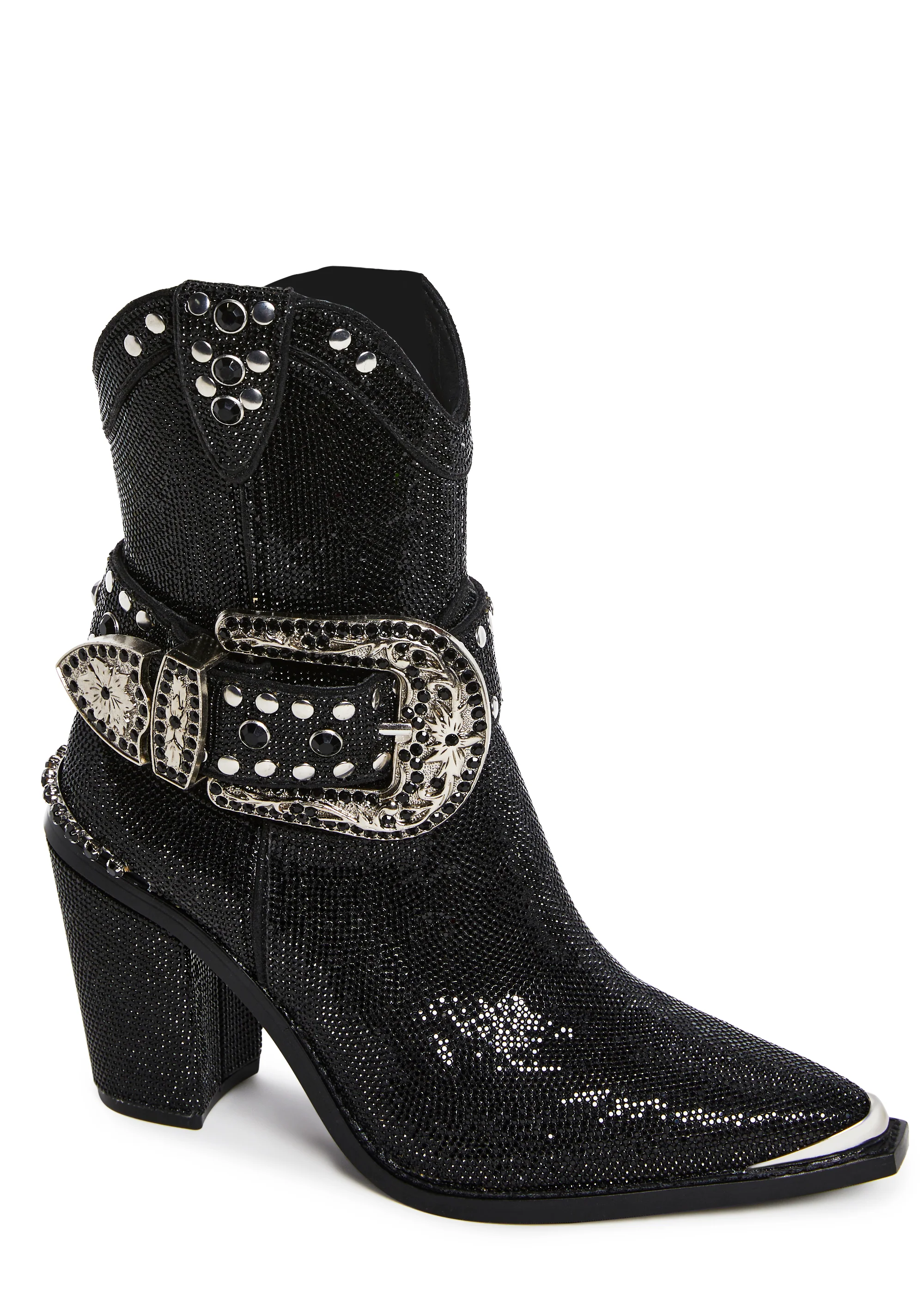 Sharp Sheriff Shine Cowboy Boots - Black - Image 2