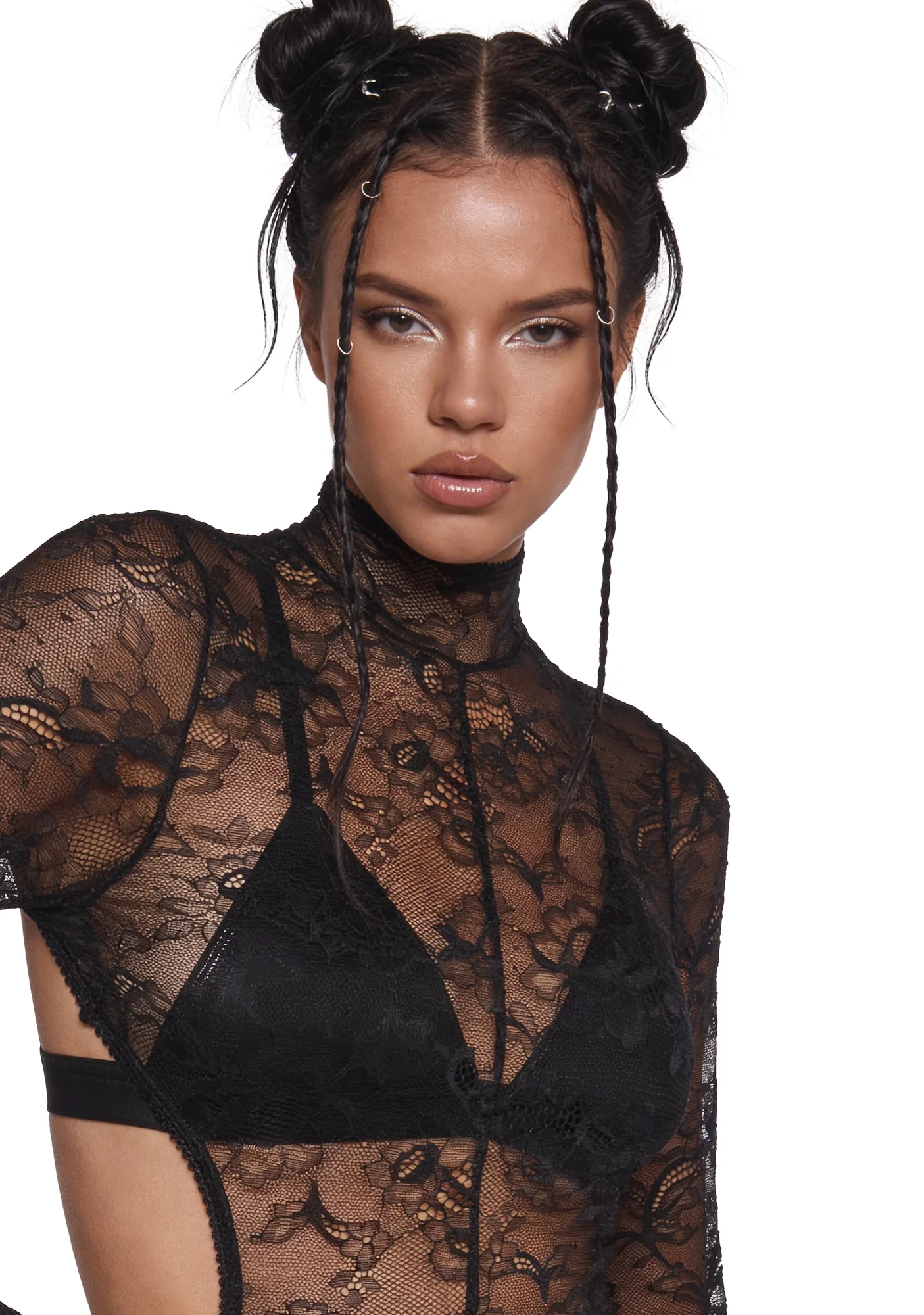 Sheer Affection Lace Romper - Image 2