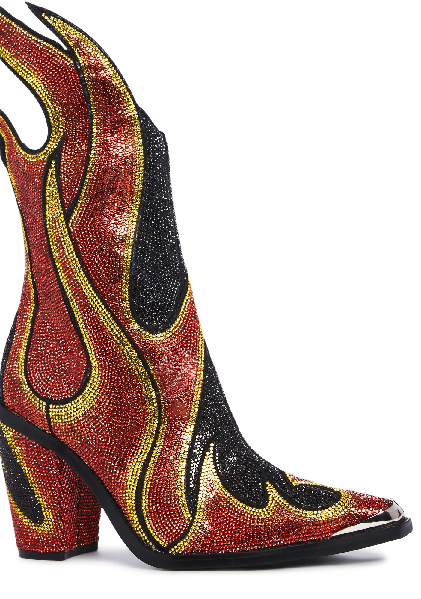 Sheriff Shine Cowboy Boots - Fire - Image 2