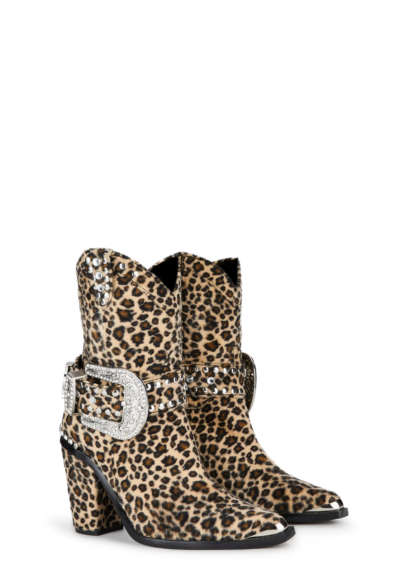 Sheriff Shine Cowboy Boots - Leopard - Image 3