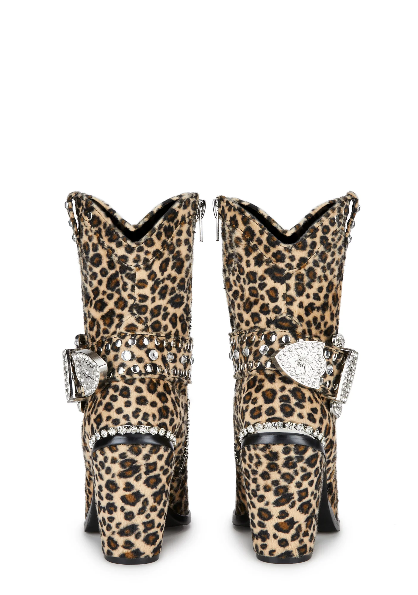 Sheriff Shine Cowboy Boots - Leopard - Image 4
