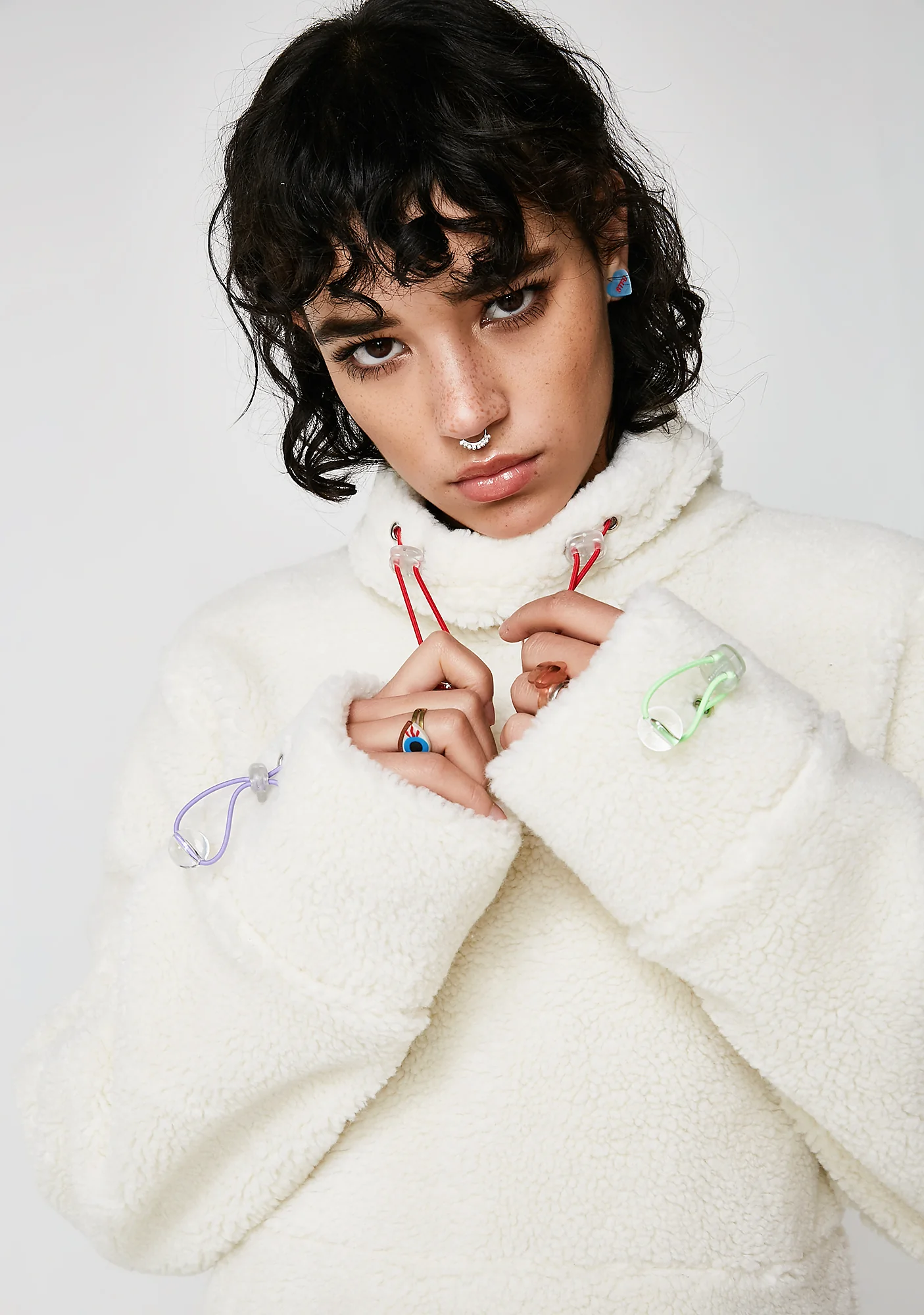 Sherpa Fleece Dress - Image 3