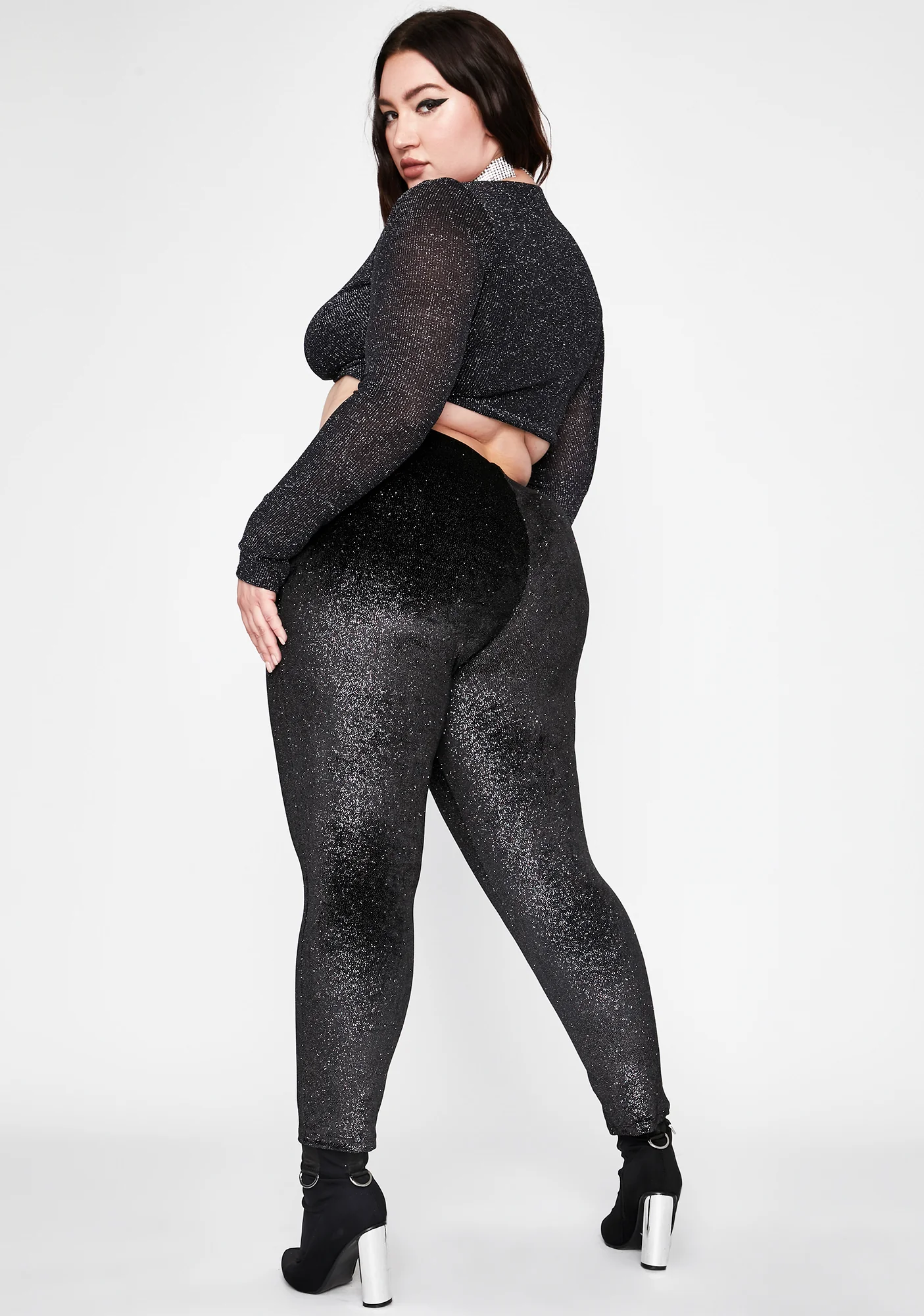 She's Forever Lux Glitter Pants - Image 4