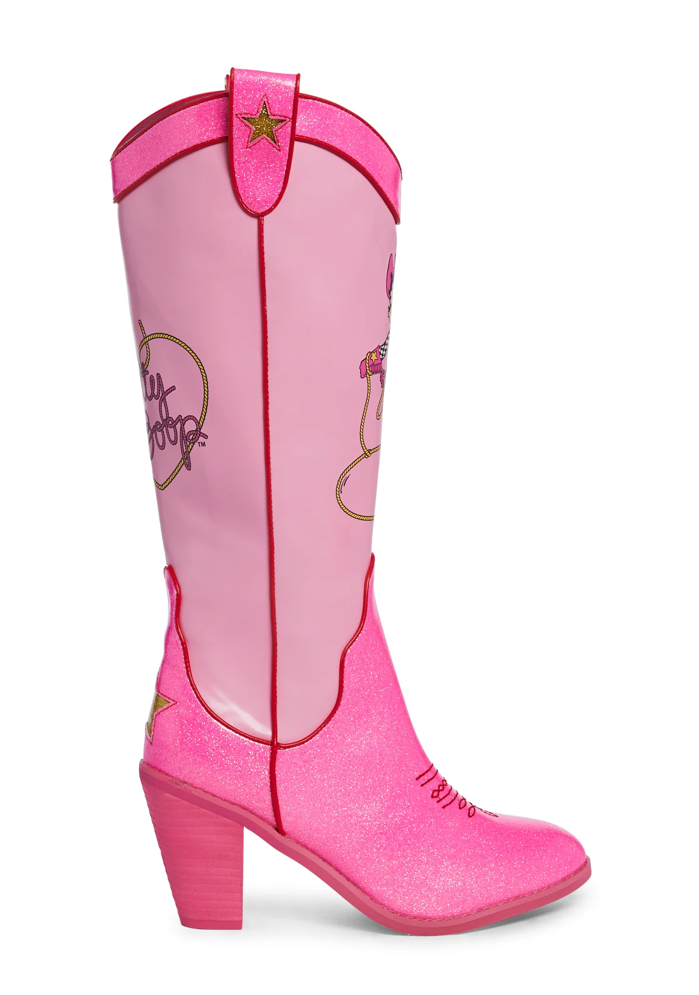 She's The Bee's Knees Cowboy Boots - Glitter - Image 3