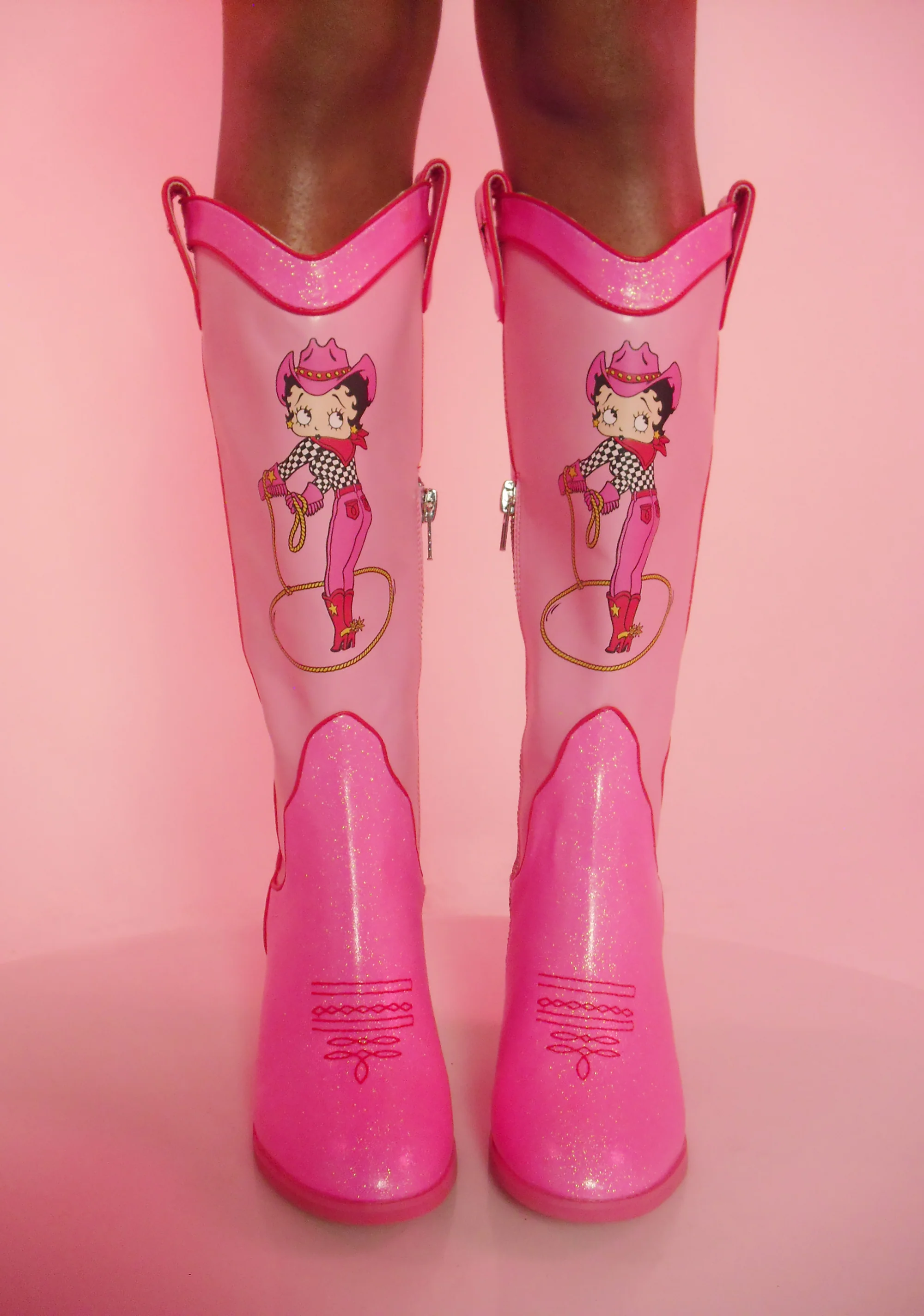 She's The Bee's Knees Cowboy Boots - Glitter - Image 5
