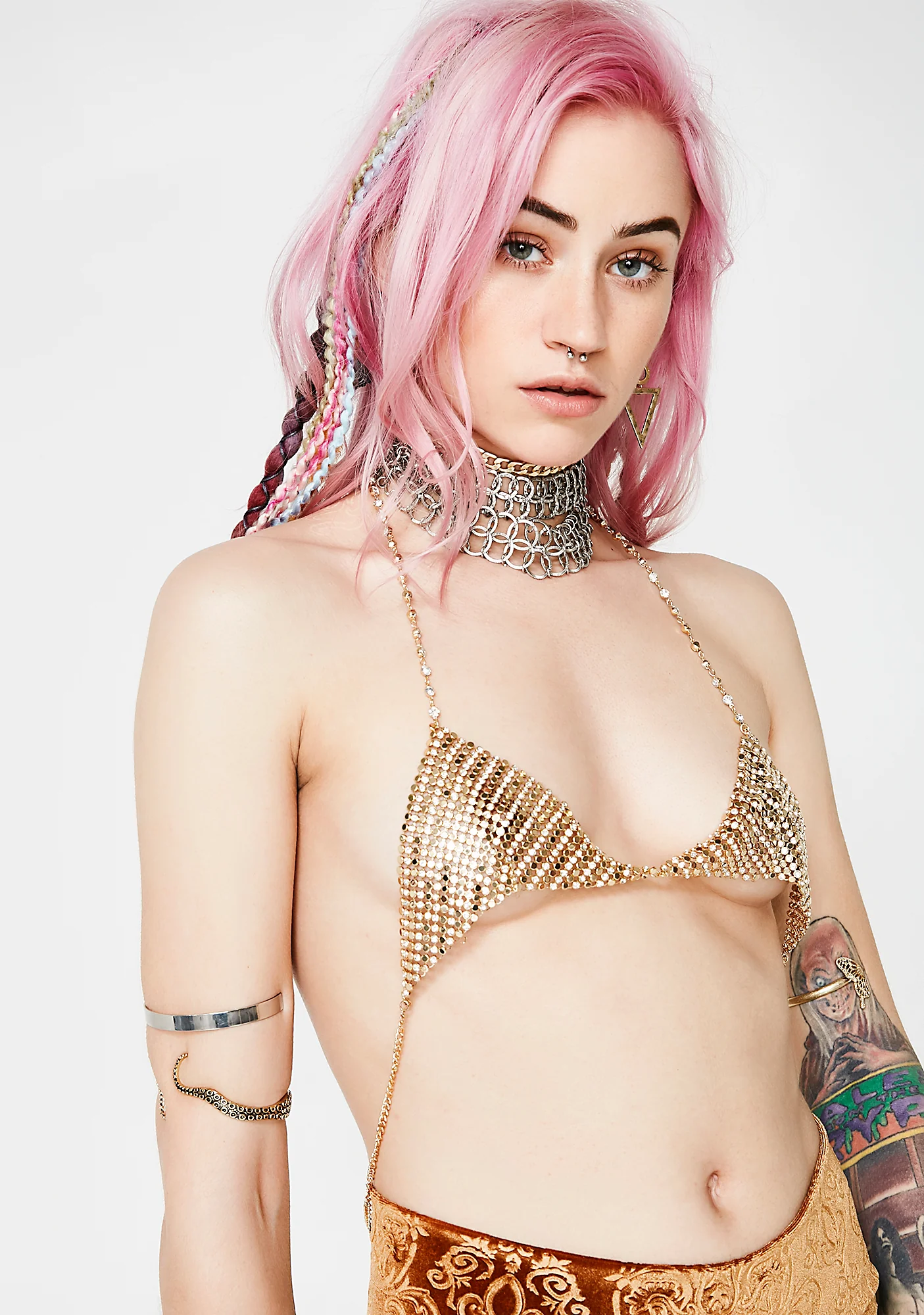 Shimmer Show Chainmail Bra - Image 3