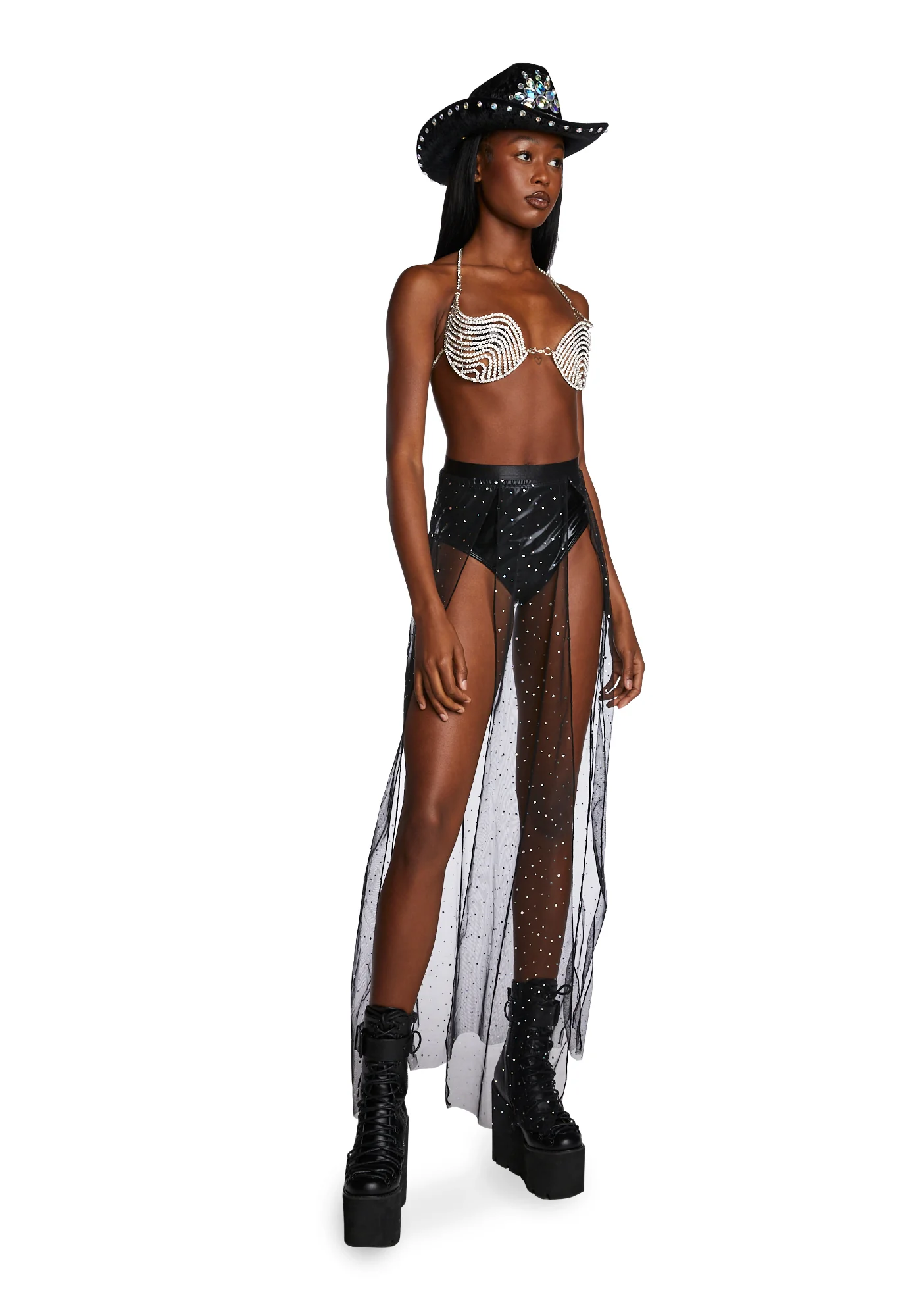 Shimmering Splendor Chain Bra - Image 2