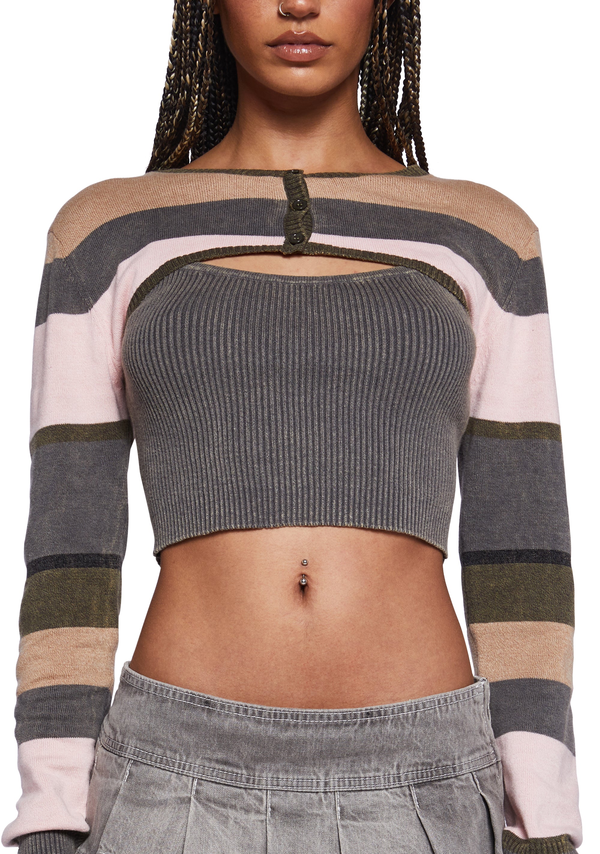 Shiree Tank Top And Shrug Set - Image 5