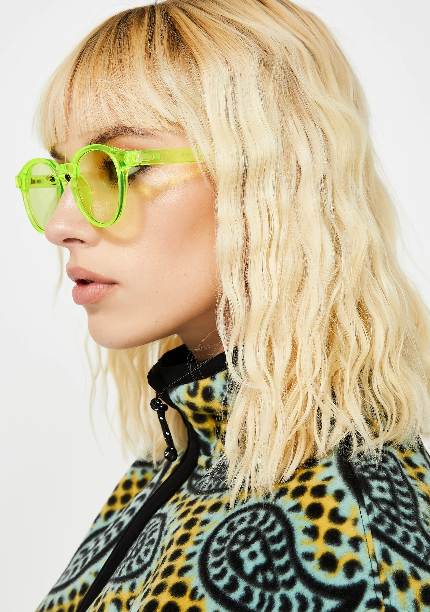 Shock We See Each Other Round Sunglasses - Image 4