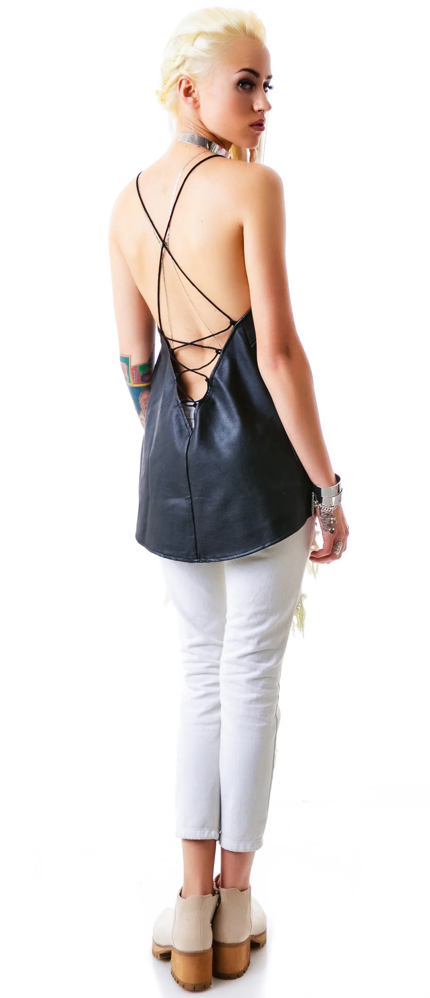 Shoe Off Lace Tank Top - Image 2