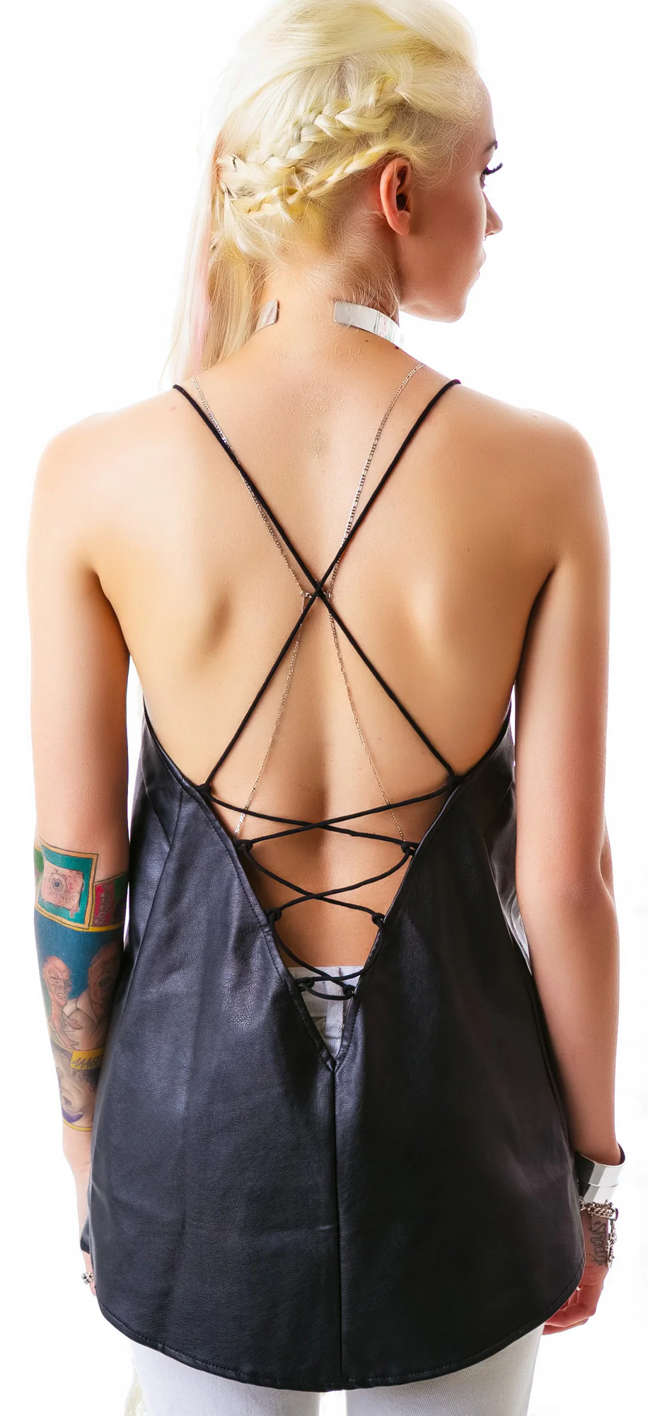Shoe Off Lace Tank Top - Image 5