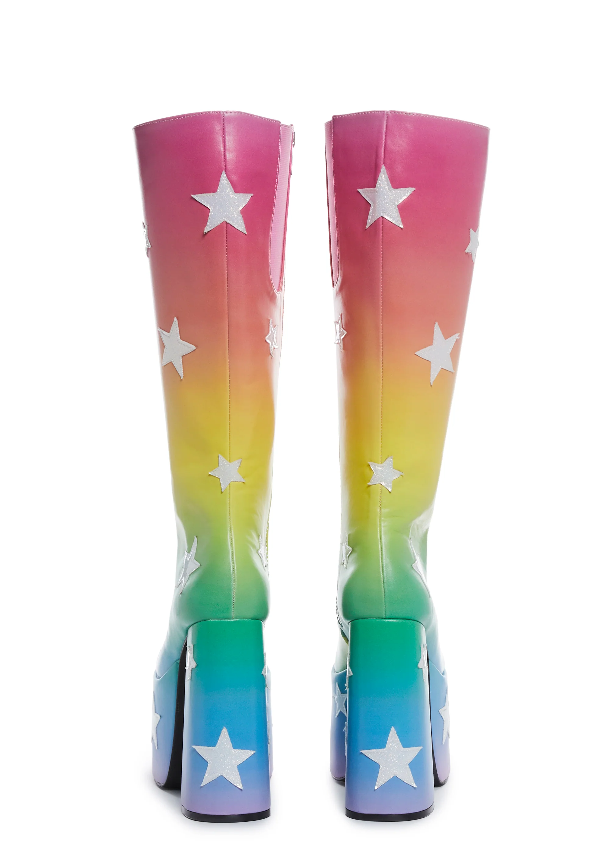 Shooting Star Knee High Boots - Pastel - Image 4