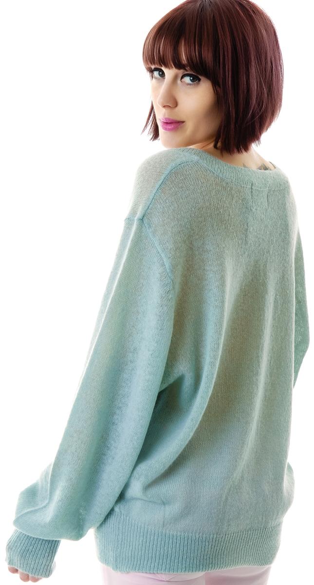 Shooting Star School Girl V-Neck Sweater - Pink - Image 2