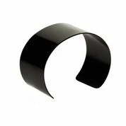 Short Plain Cuff - Black - Image 3