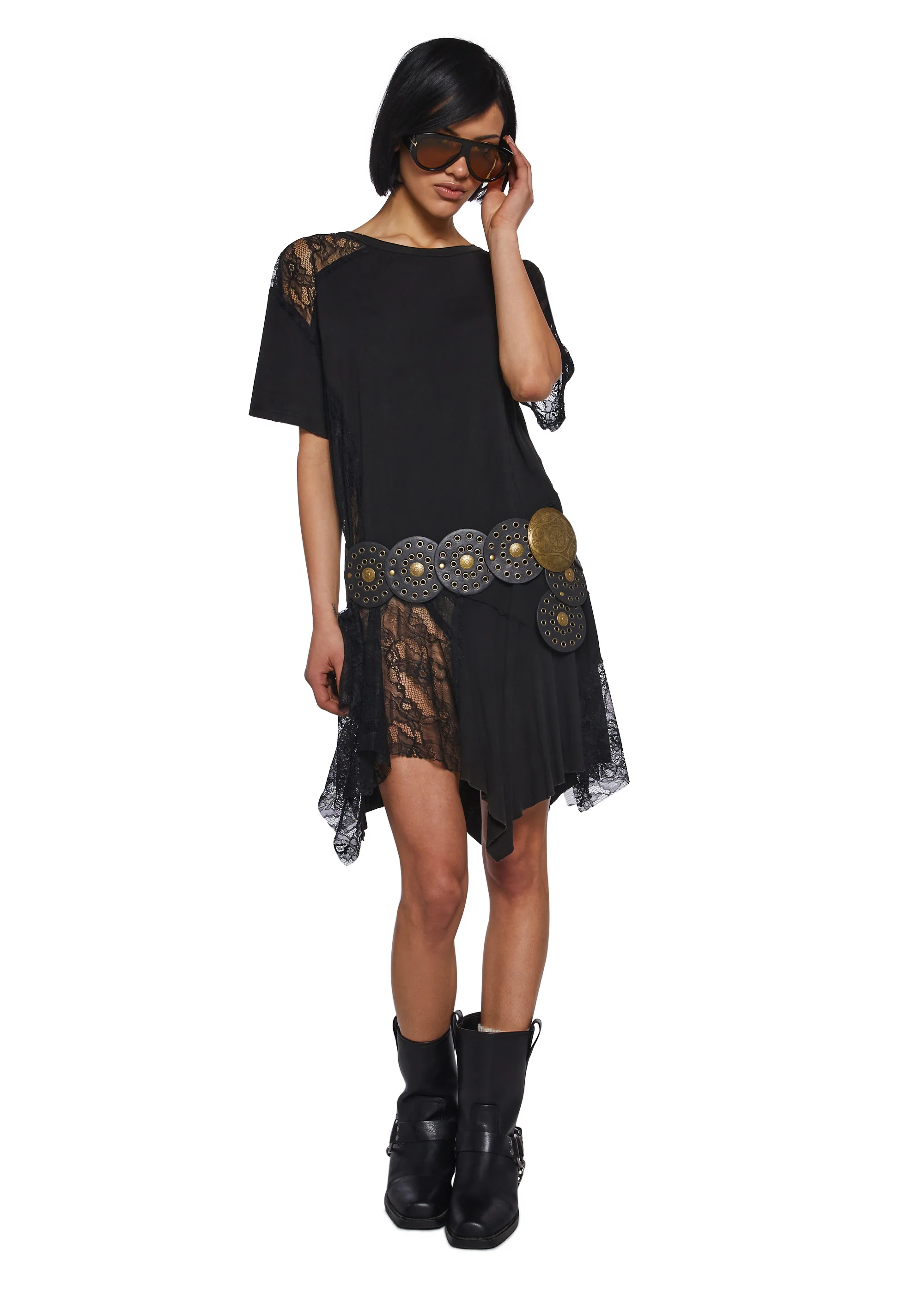 Shredded Romance Midi Dress - Image 5