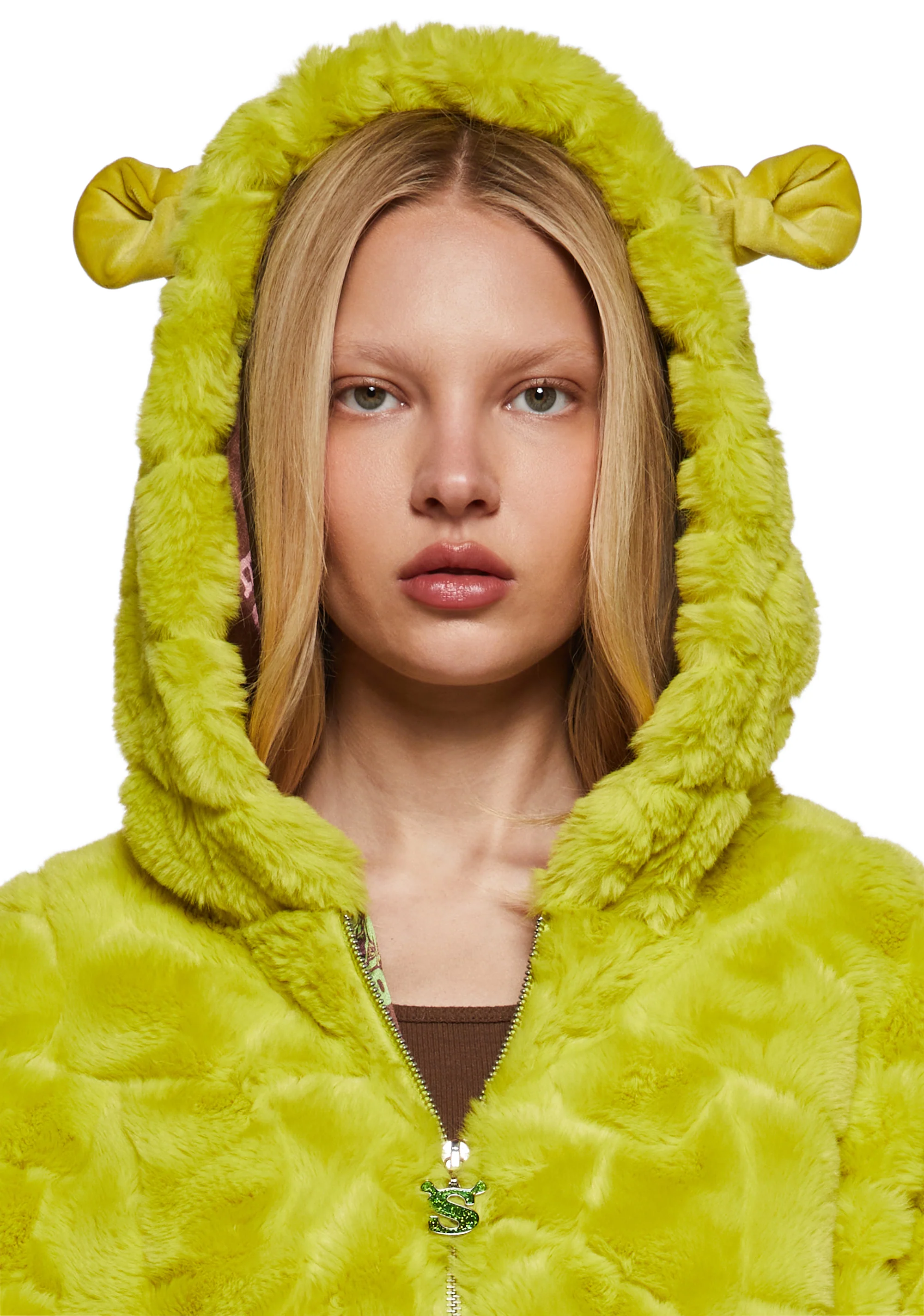 Ogre Chic Fuzzy Zip-Up Jacket - Image 7