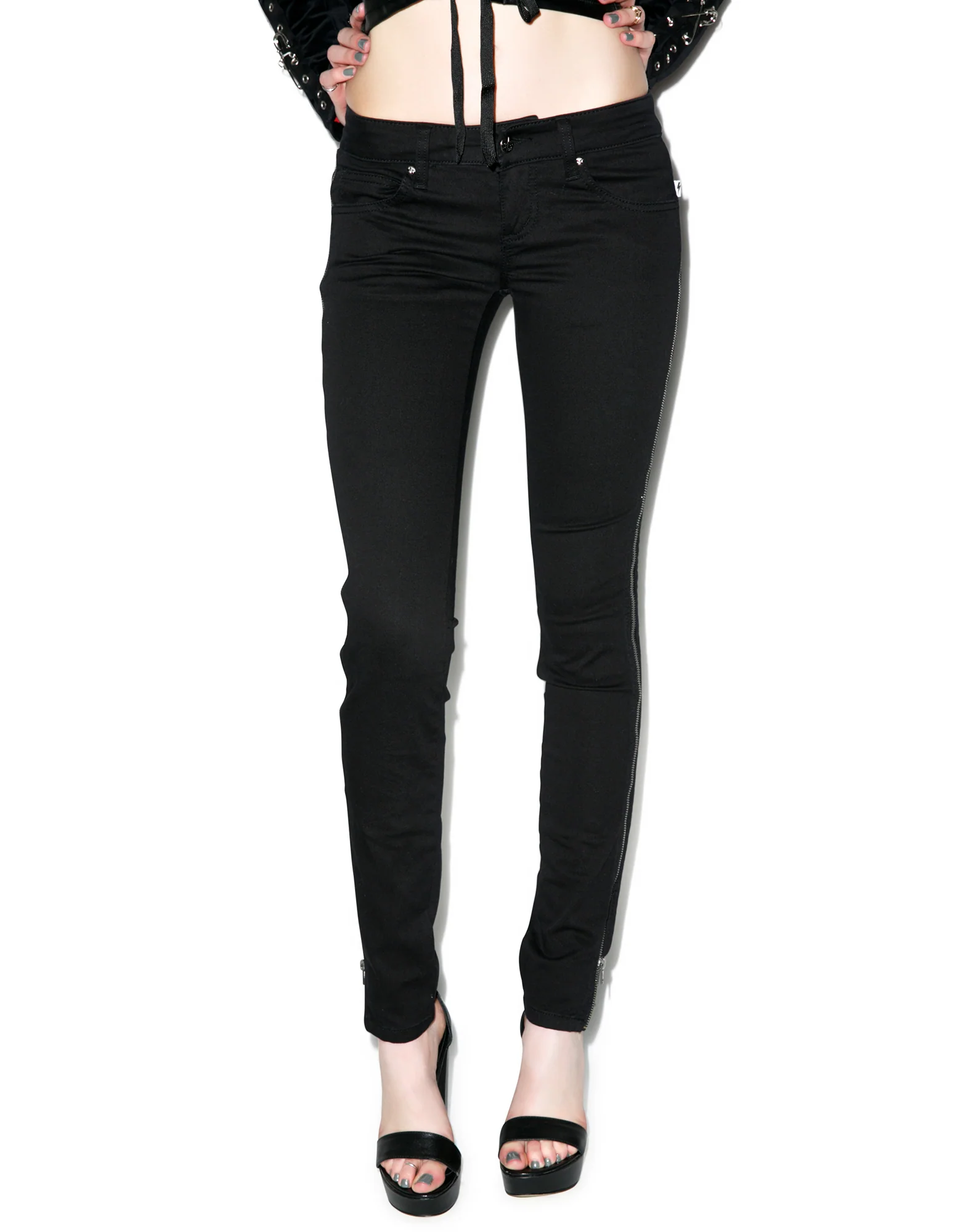 Side Zip Jeans - Image 2