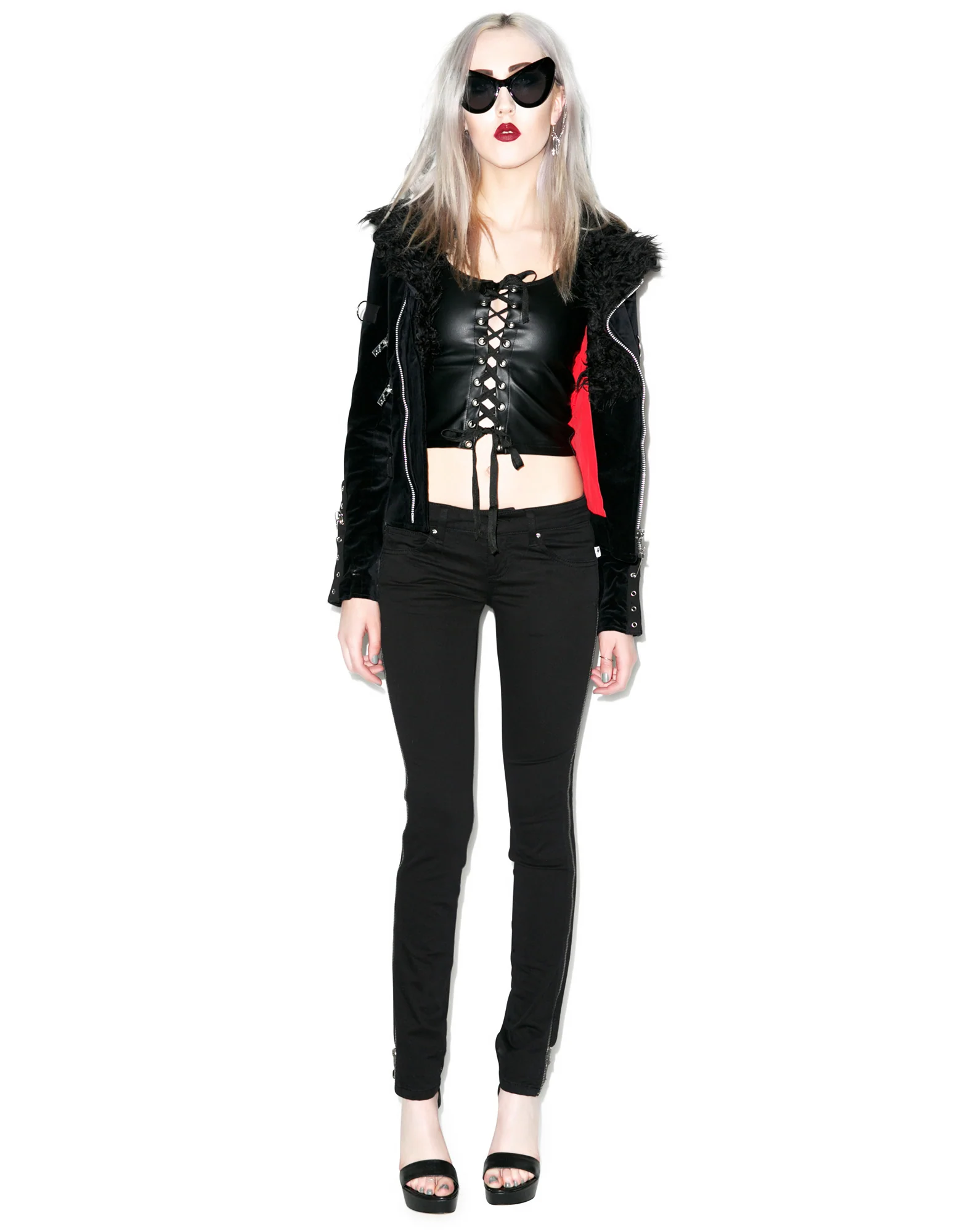 Side Zip Jeans - Image 3