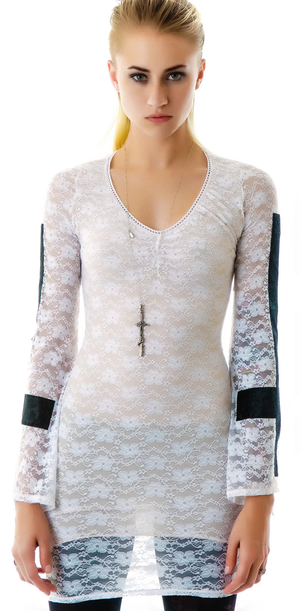Silent Ceremony Lace Dress - Image 10