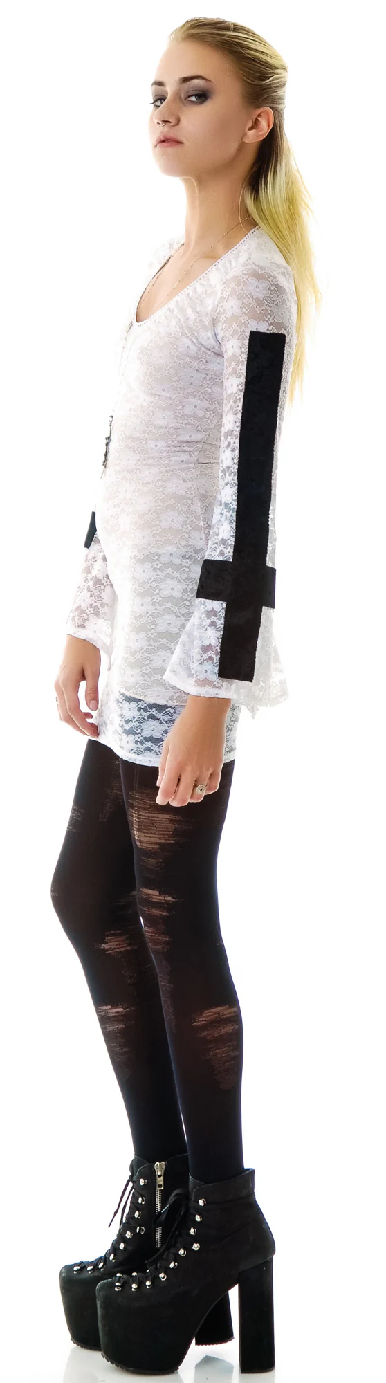 Silent Ceremony Lace Dress - Image 7