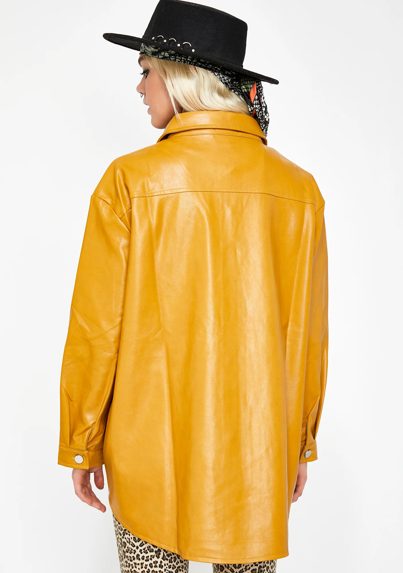 Silent Killa Leather Shirt - Image 4