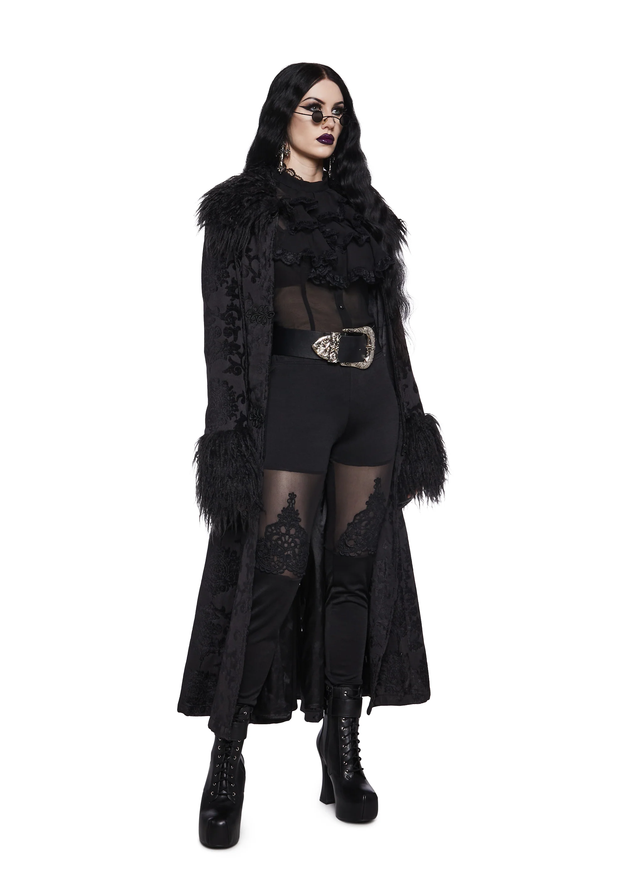 Silent Vigil Mesh Leggings - Image 2