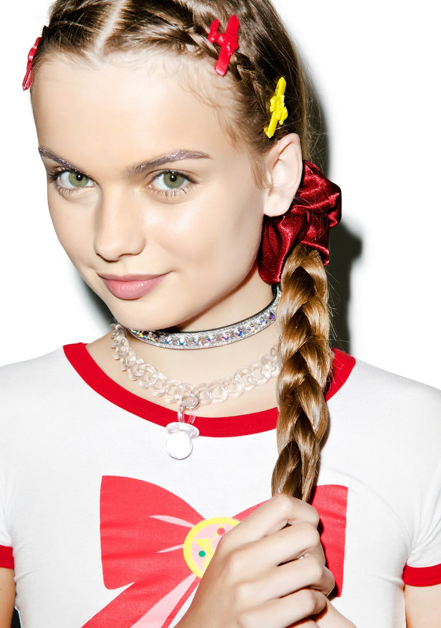 Silk Barbae Bitch Scrunchie - Red - Image 15