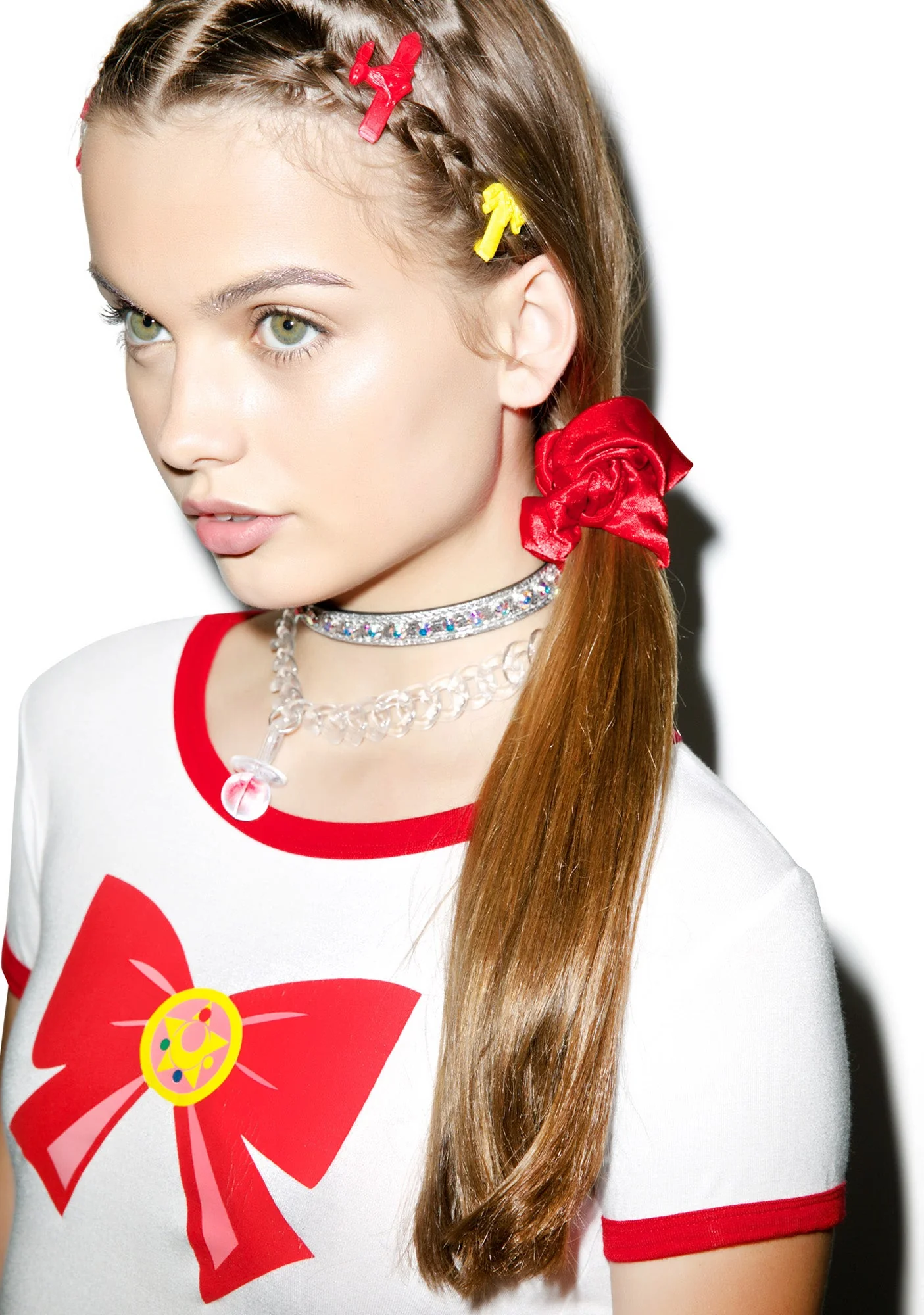Silk Barbae Bitch Scrunchie - Pink - Image 5