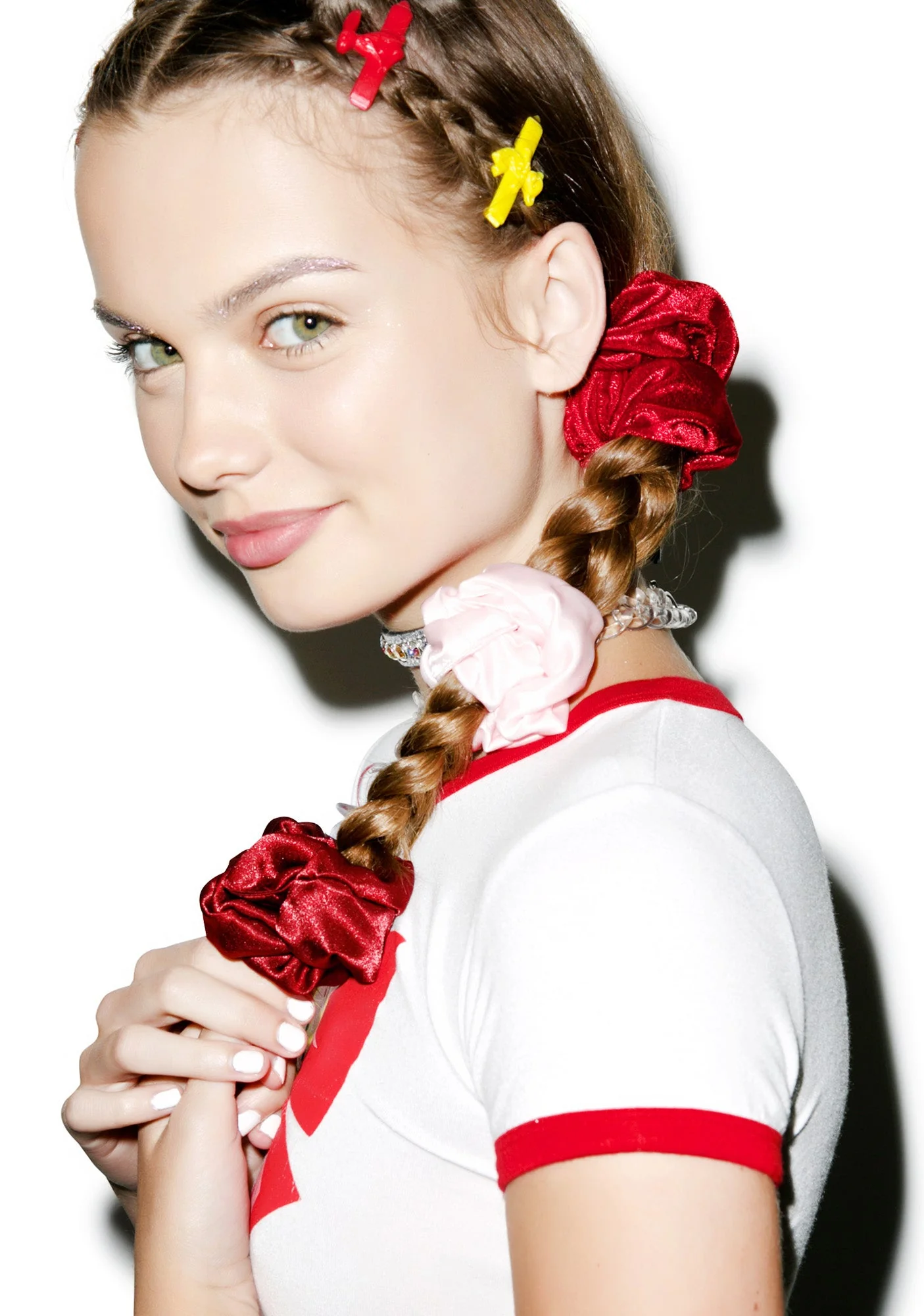 Silk Barbae Bitch Scrunchie - Pink - Image 6