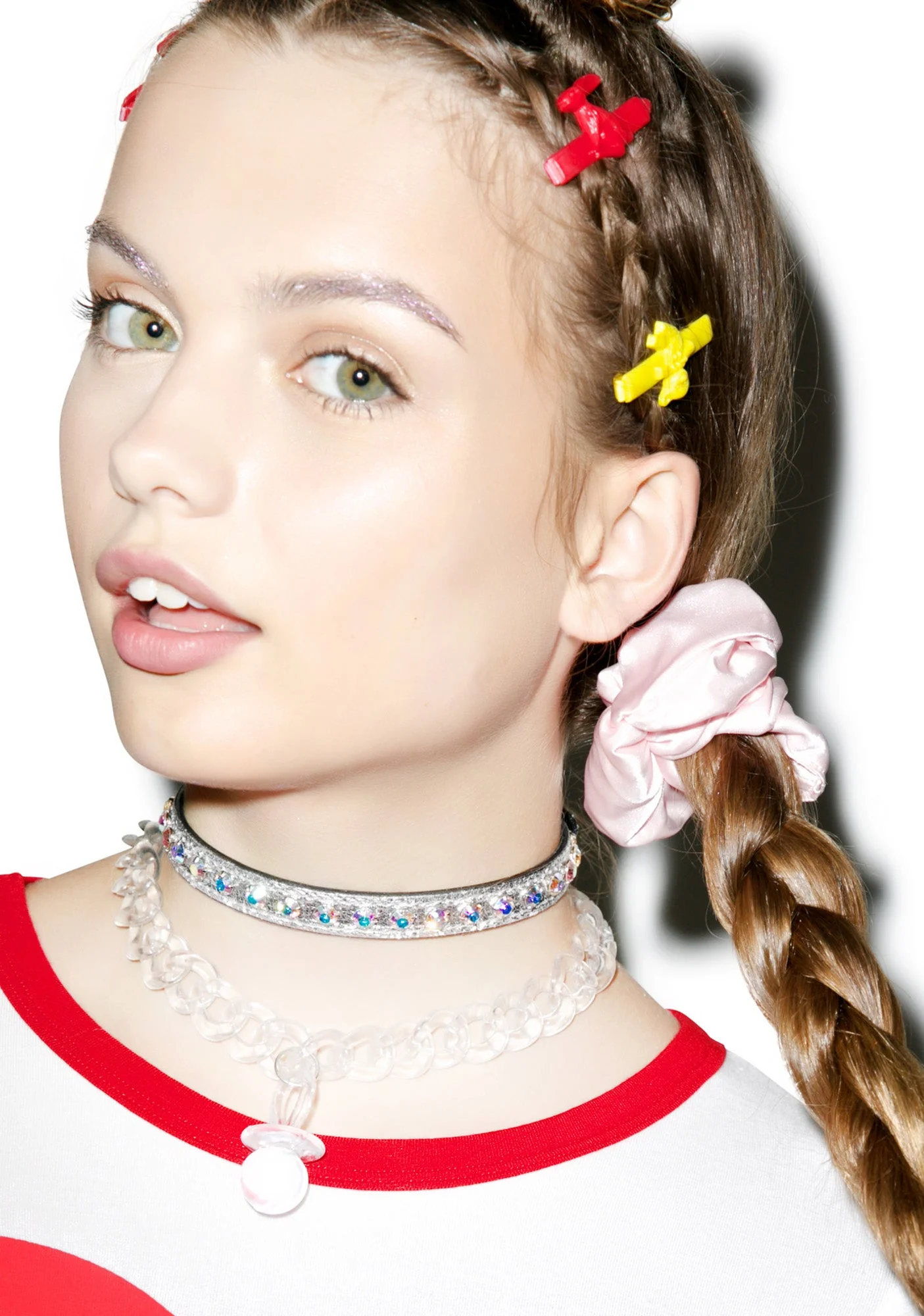 Silk Barbae Bitch Scrunchie - Pink - Image 7