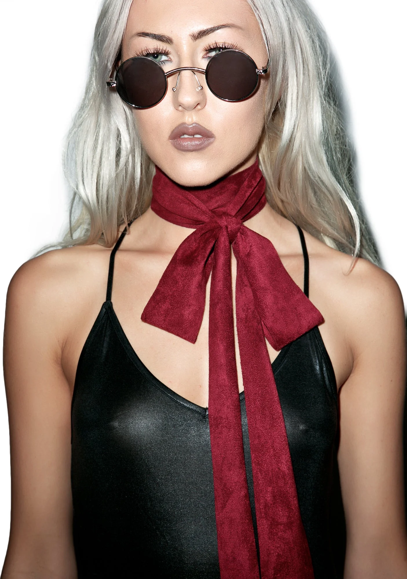 Simplicity Neck Sash - Dark Red - Image 10
