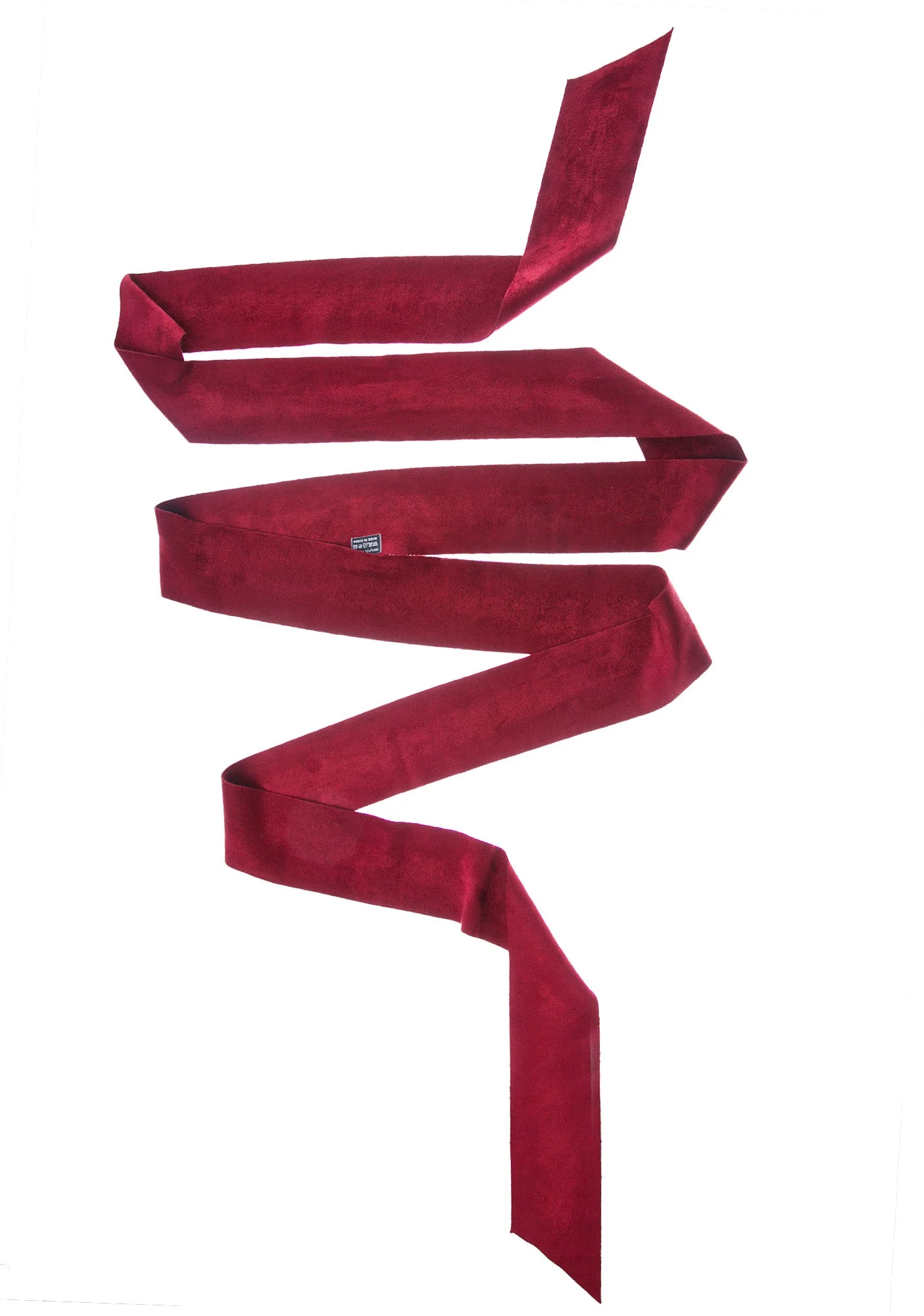 Simplicity Neck Sash - Dark Red - Image 2