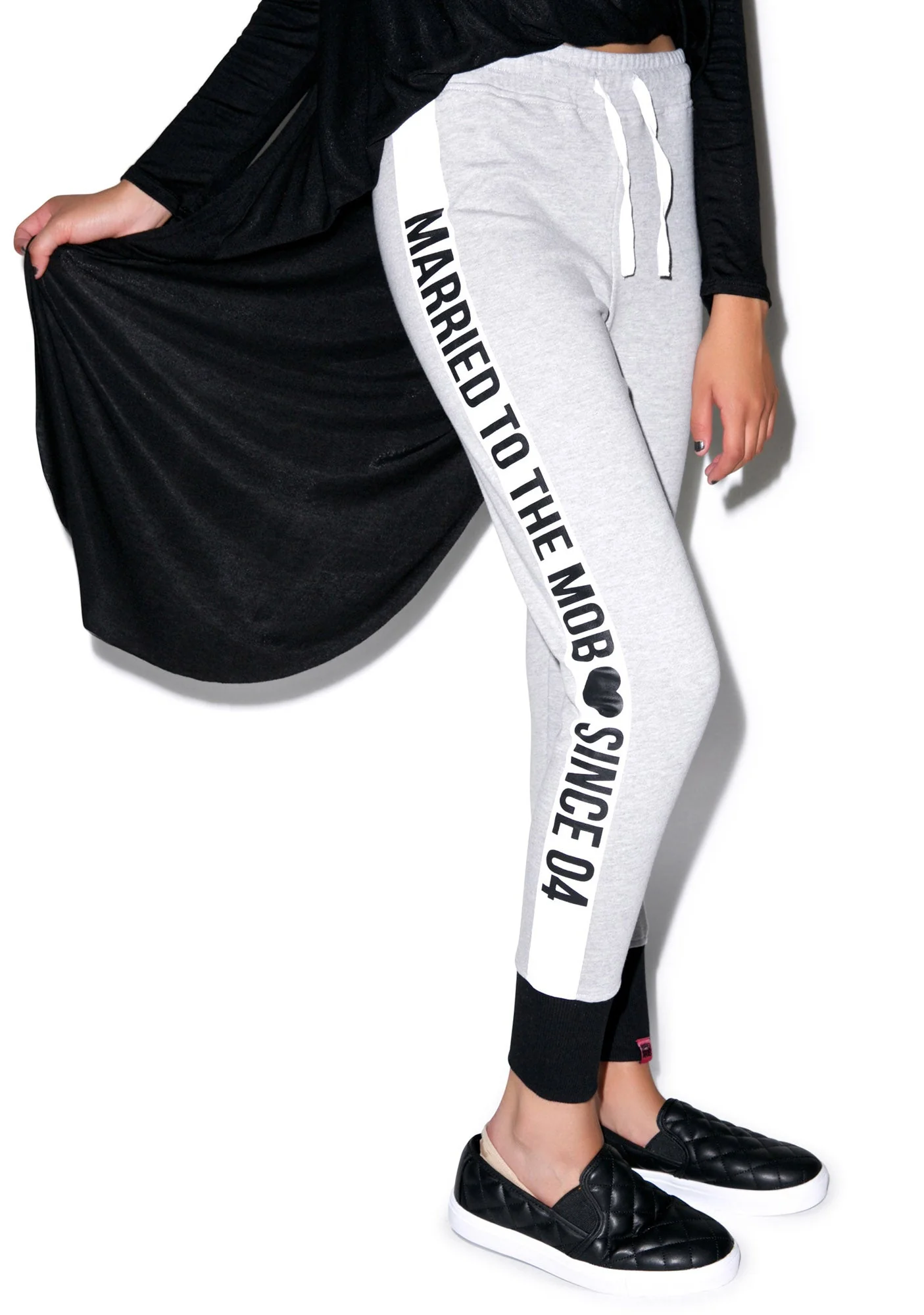 Since 04 Fleece Sweatpants - Light Gray - Image 9