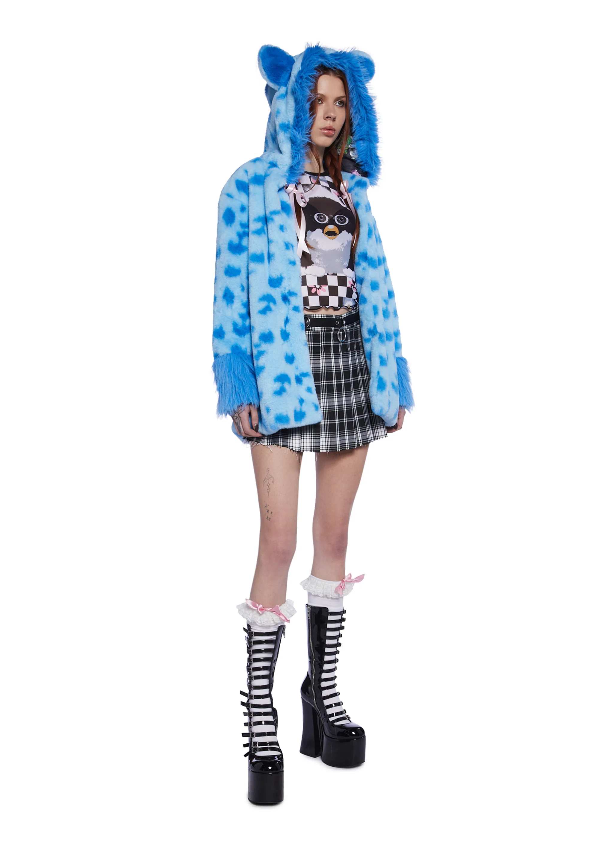 Sing Me A Song Faux Fur Coat - Image 2