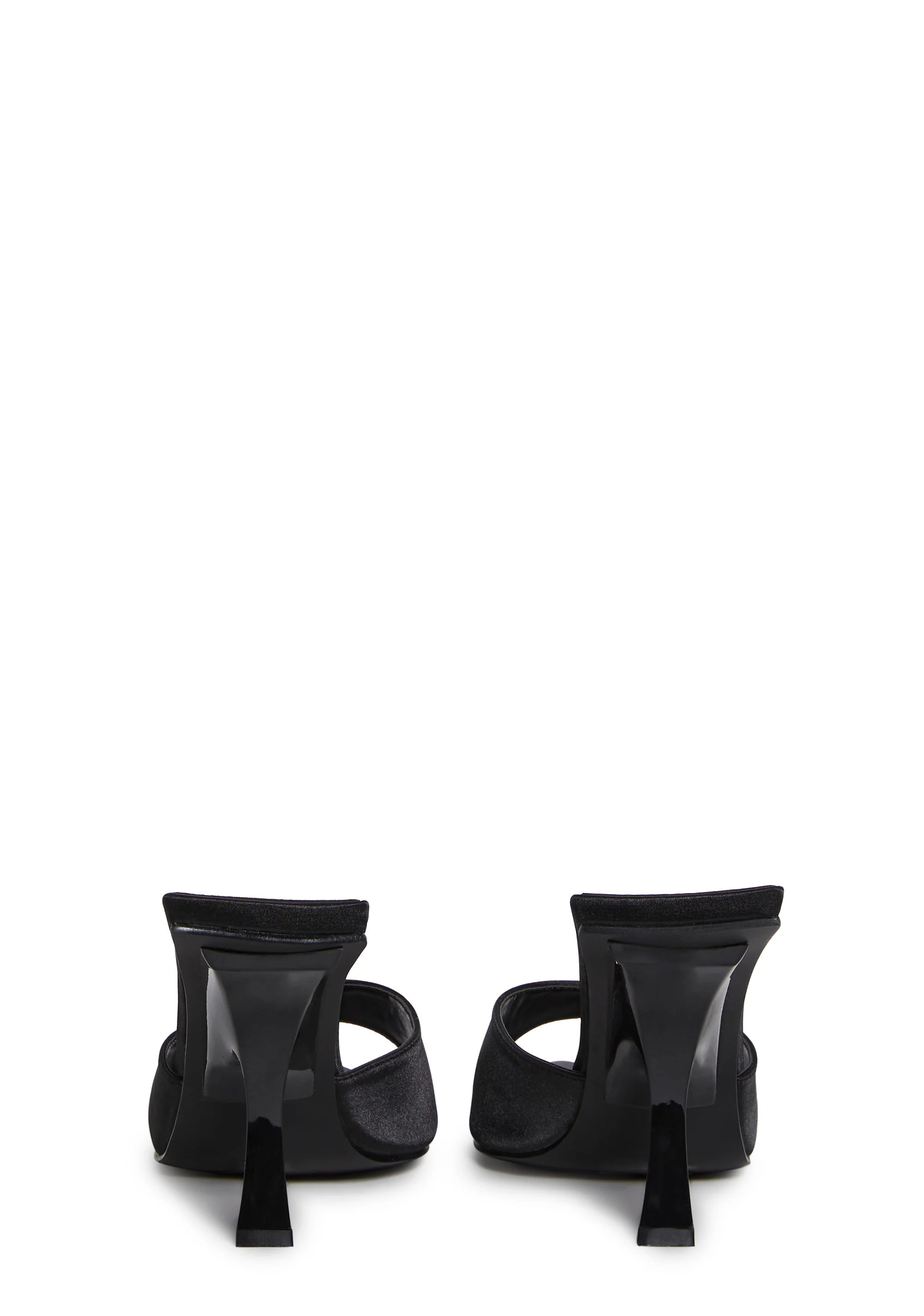 Cutie Escape Peep Toe Heels - Black - Image 4