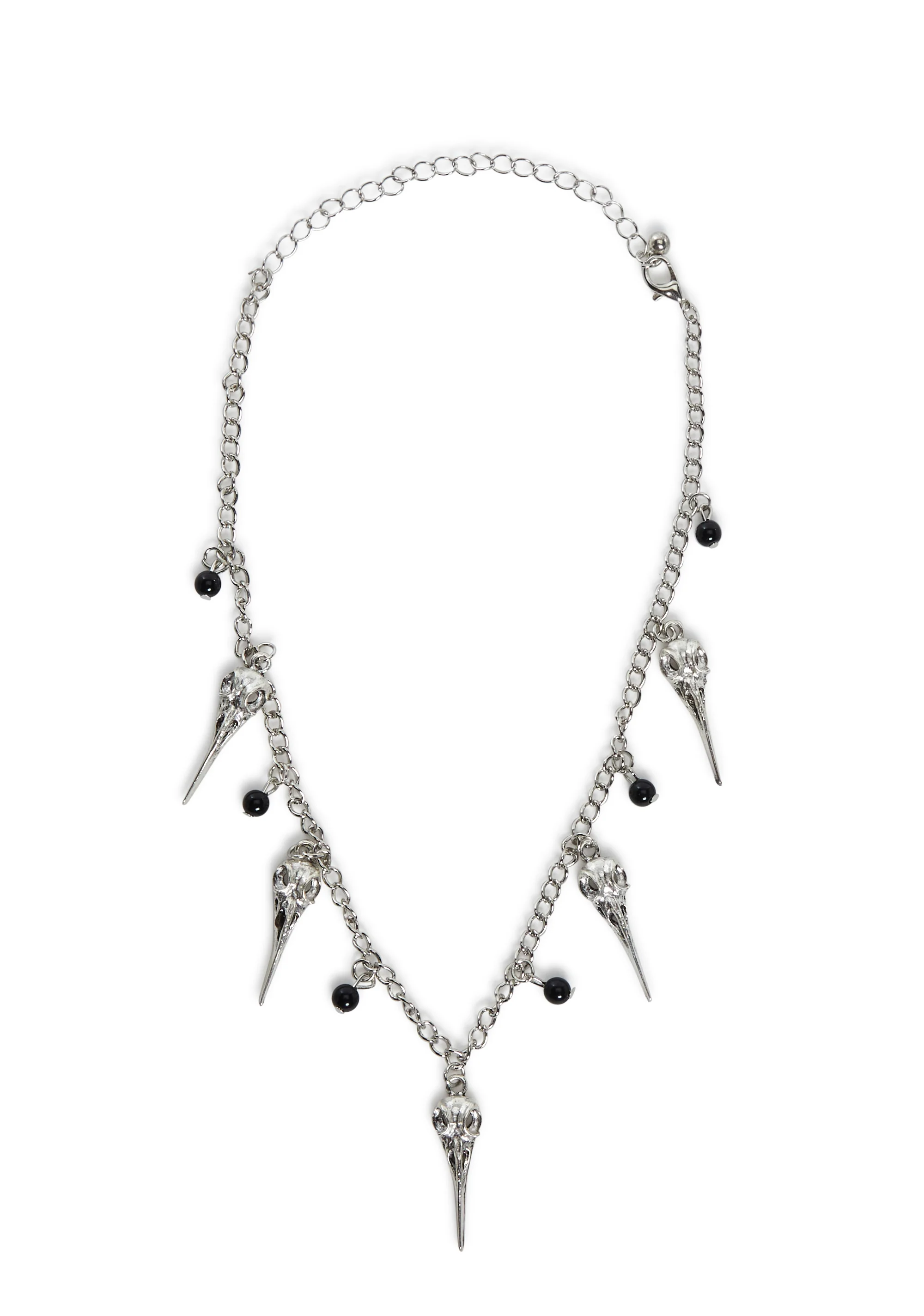 Sinister Skull Statement Necklace - Image 3